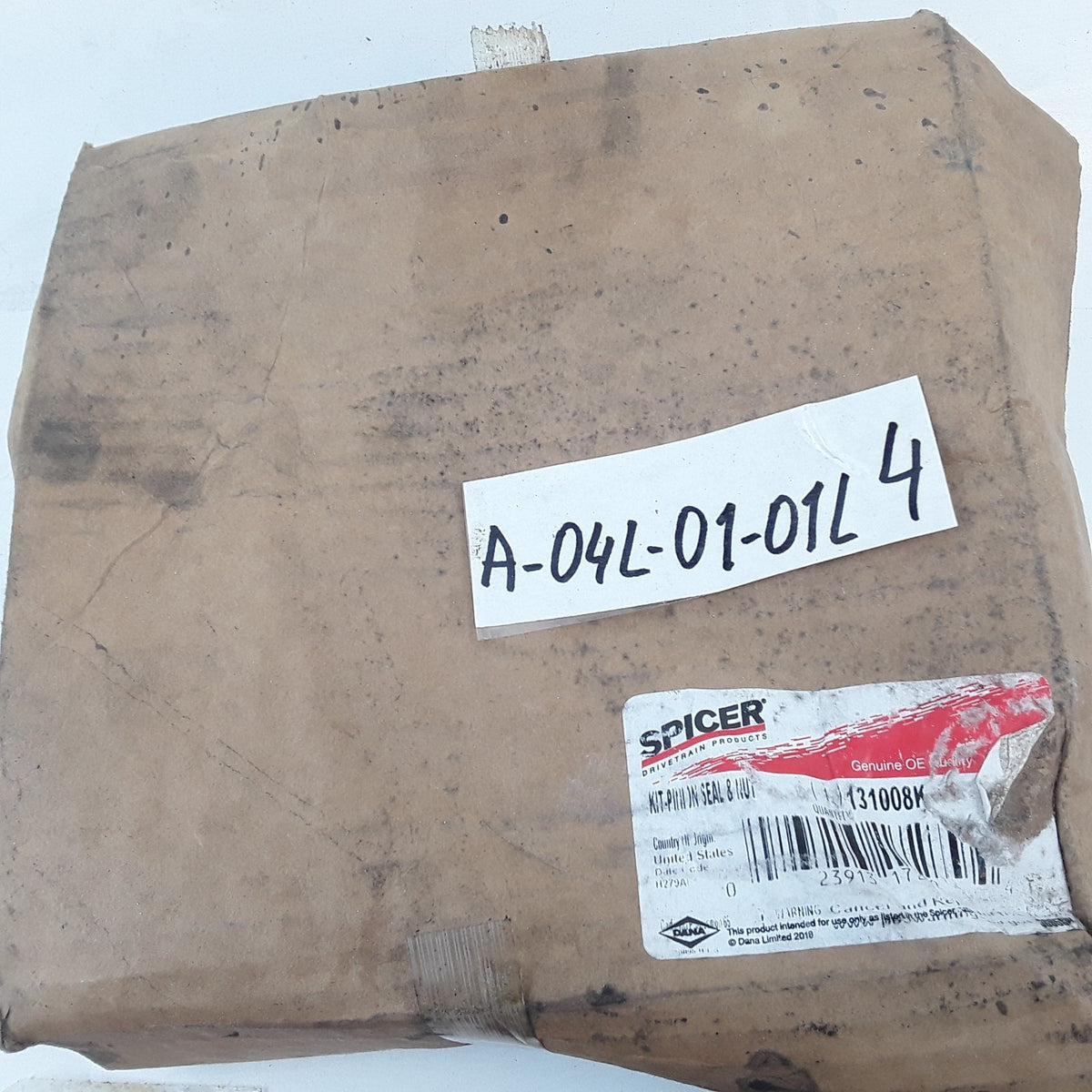 Dana Spicer 131008K Pinion Seal and Nut Fits Dana D170 D190 Differential Engines