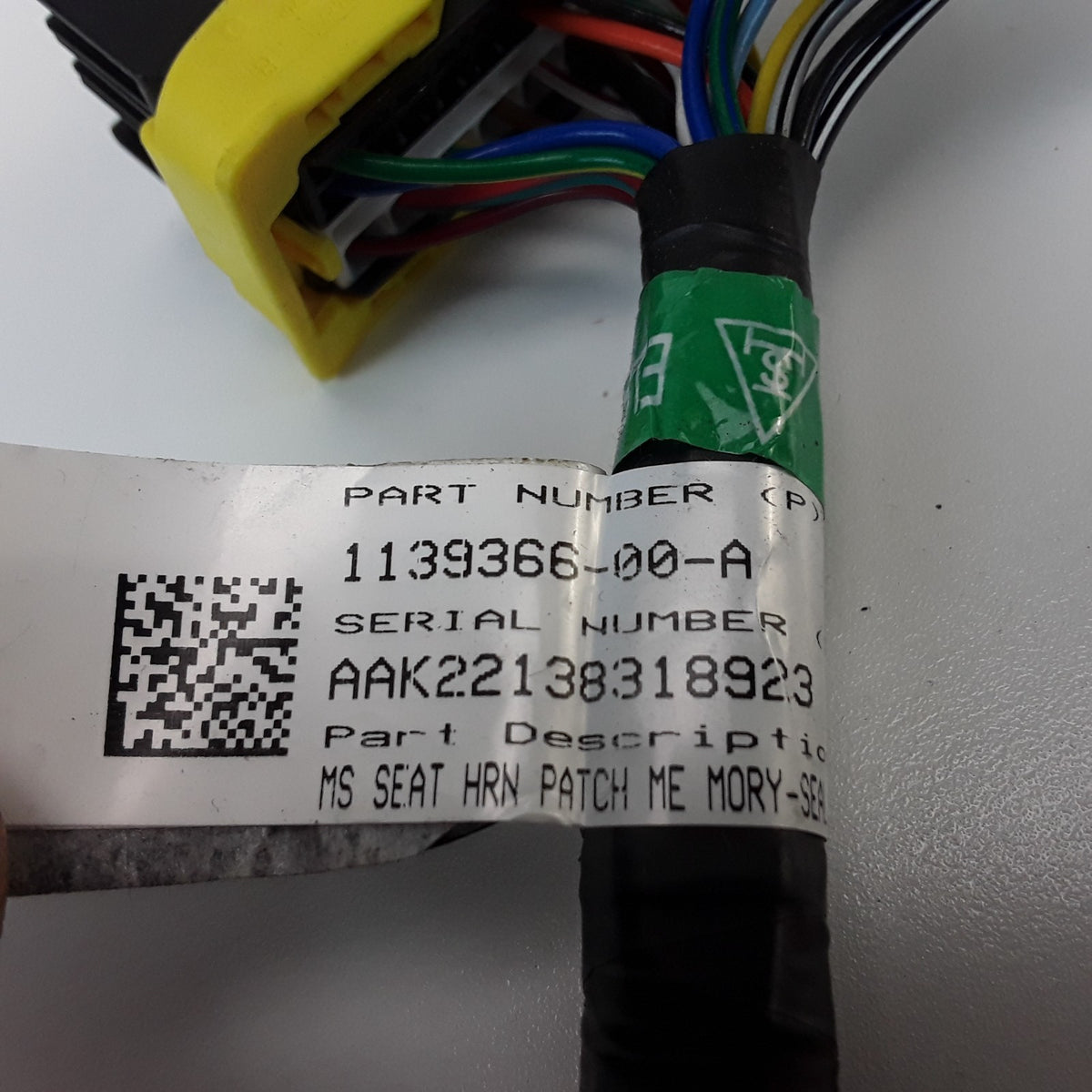 1139366-00-A Seat Memory Harness Patch For Tesla Model S 2012-2016 Genuine OEM