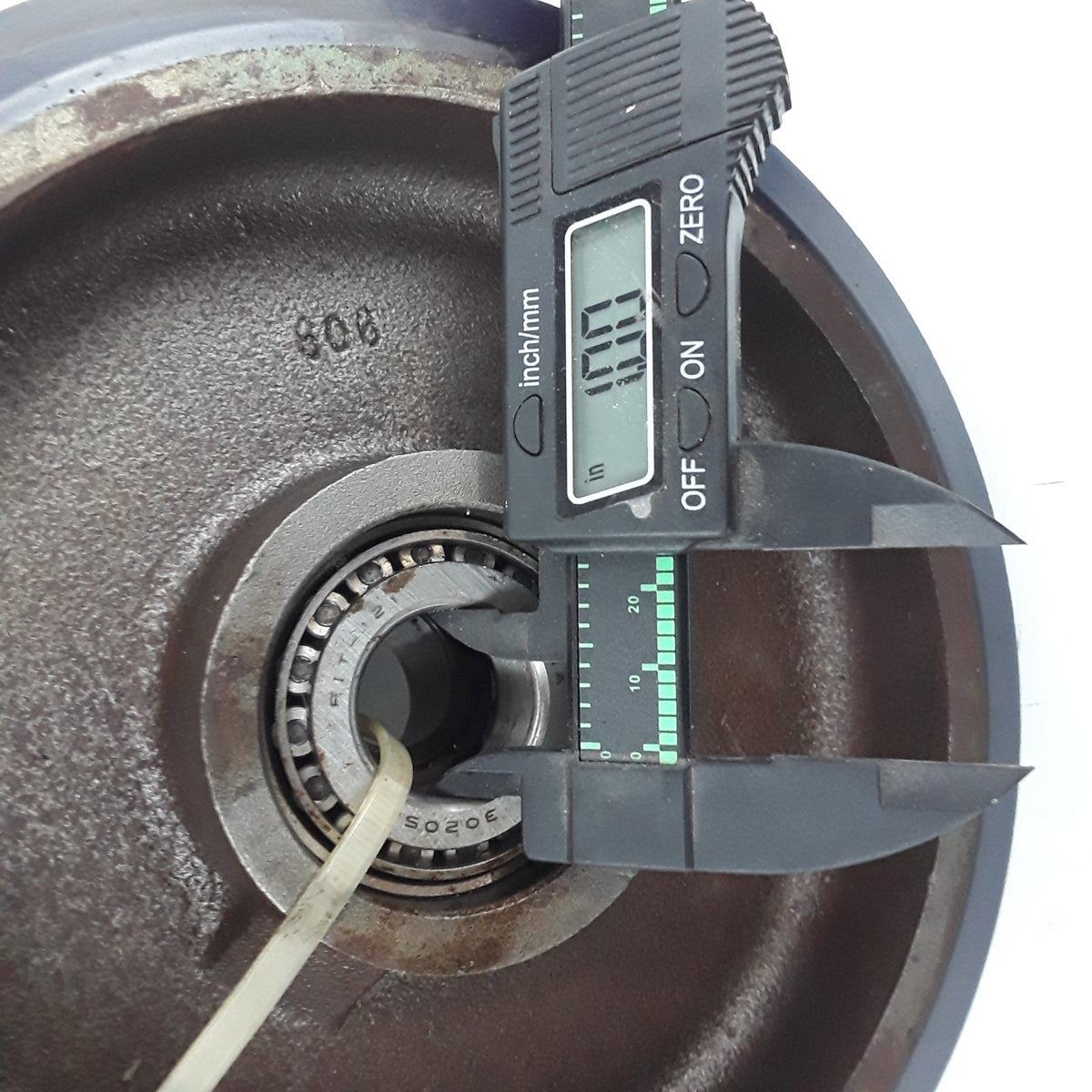 8" x 2-1/2" Industrial Polyurethane Wheel 1" Bore Cast Iron Hub Bearing