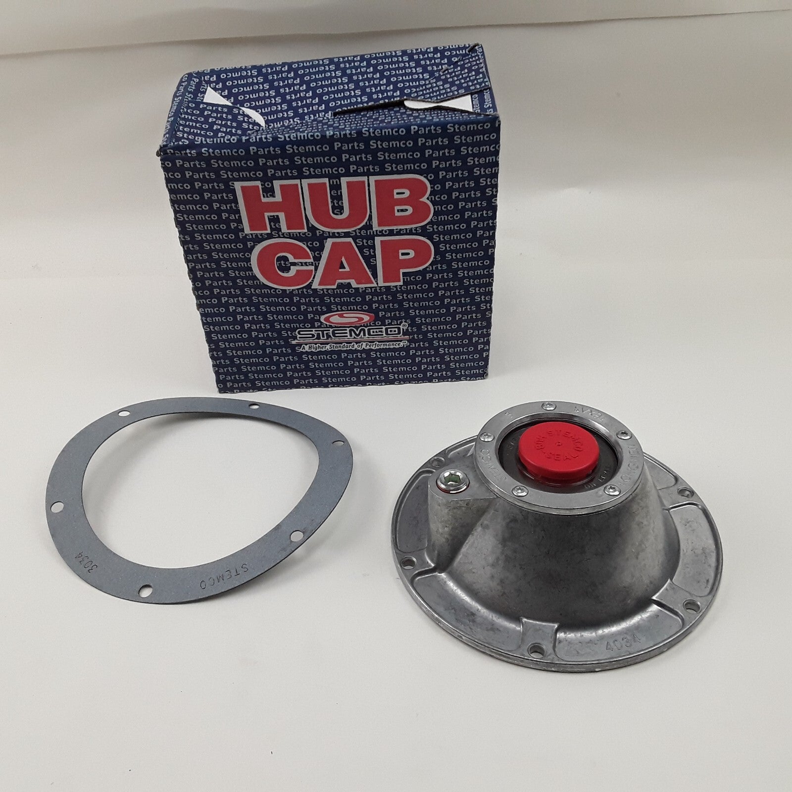 Stemco 343-4034 Hub Cap with Pipe Plug Fits Heavy Duty Trucks Trailers and Buses