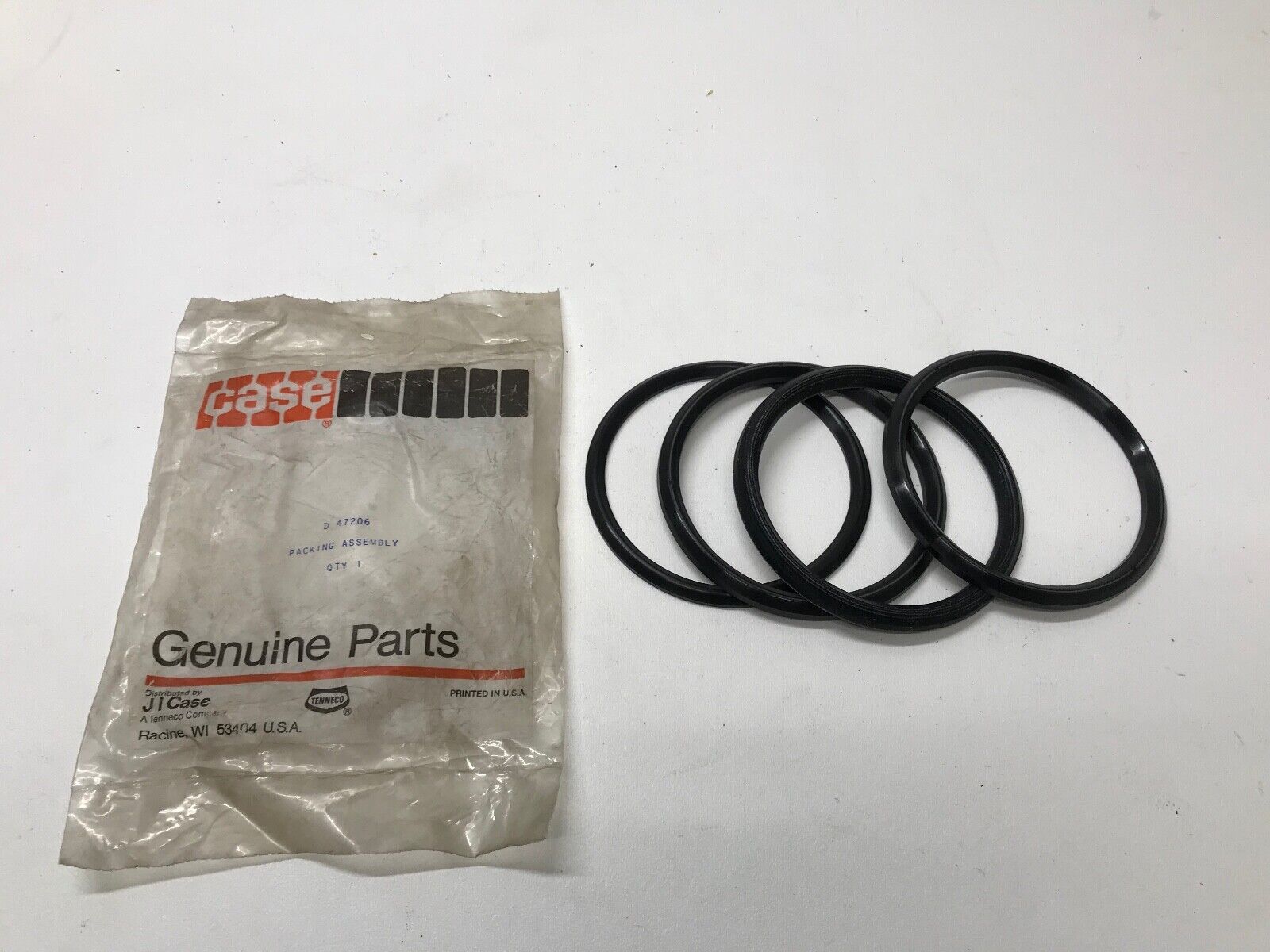 4 PCS. - GENUINE CASE # D47206 Packing Seal Ring Set FAST SHIPPING - HotCarParts