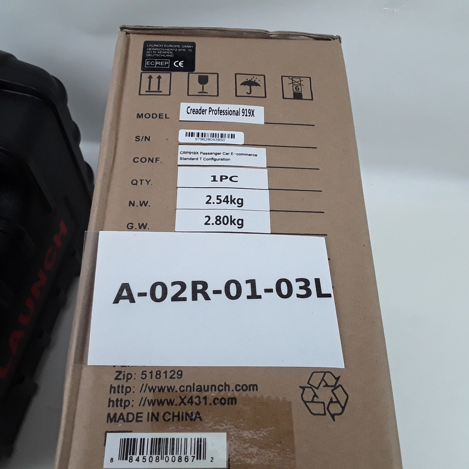 Launch 919X Professional Diagnostic Tool Black Red Code Reader for All Cars