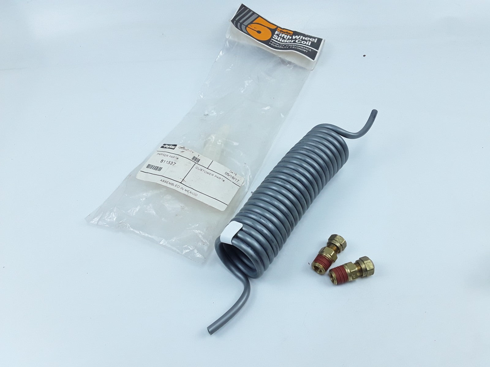 Parker Hannifin 811537 Sliding Fifth Wheel Coiled Air Line Assembly