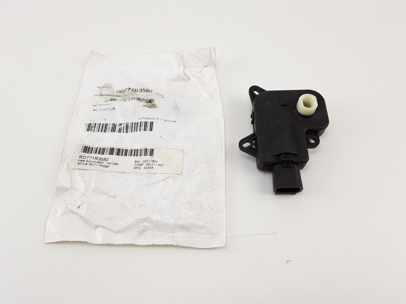 RedDOT RDT71R3580 12V 2-Pin Heater Valve Actuator for International Navistar - HotCarParts