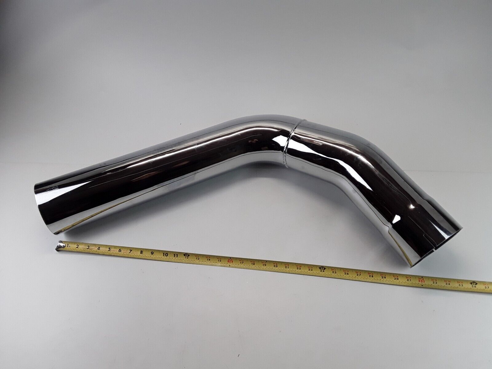 For Kenworth Pipe Exhaust Chrome Right 5" Elbow for 40" Steps RH M66-1270RCP - HotCarParts