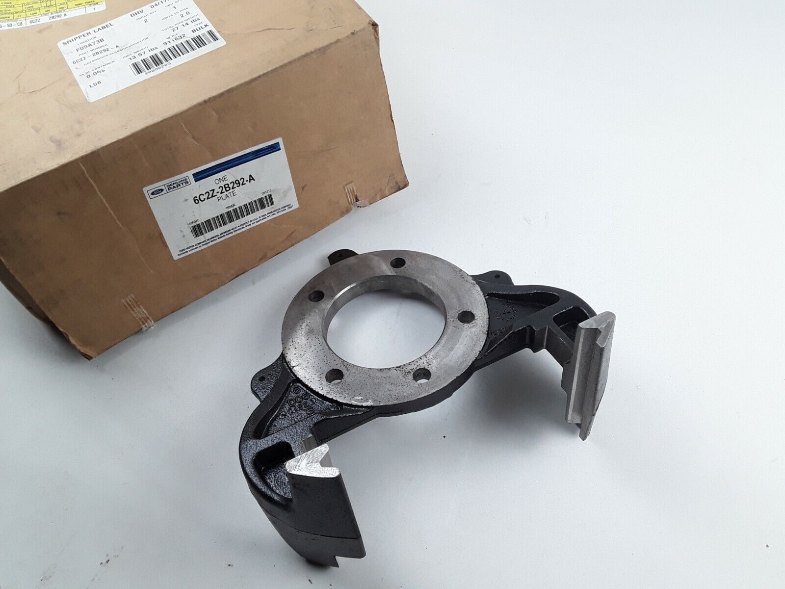Ford Brake Rear Caliper Anchor Plate 1988-1997 F 450 Super Duty E 350 6C2Z2B292A - HotCarParts