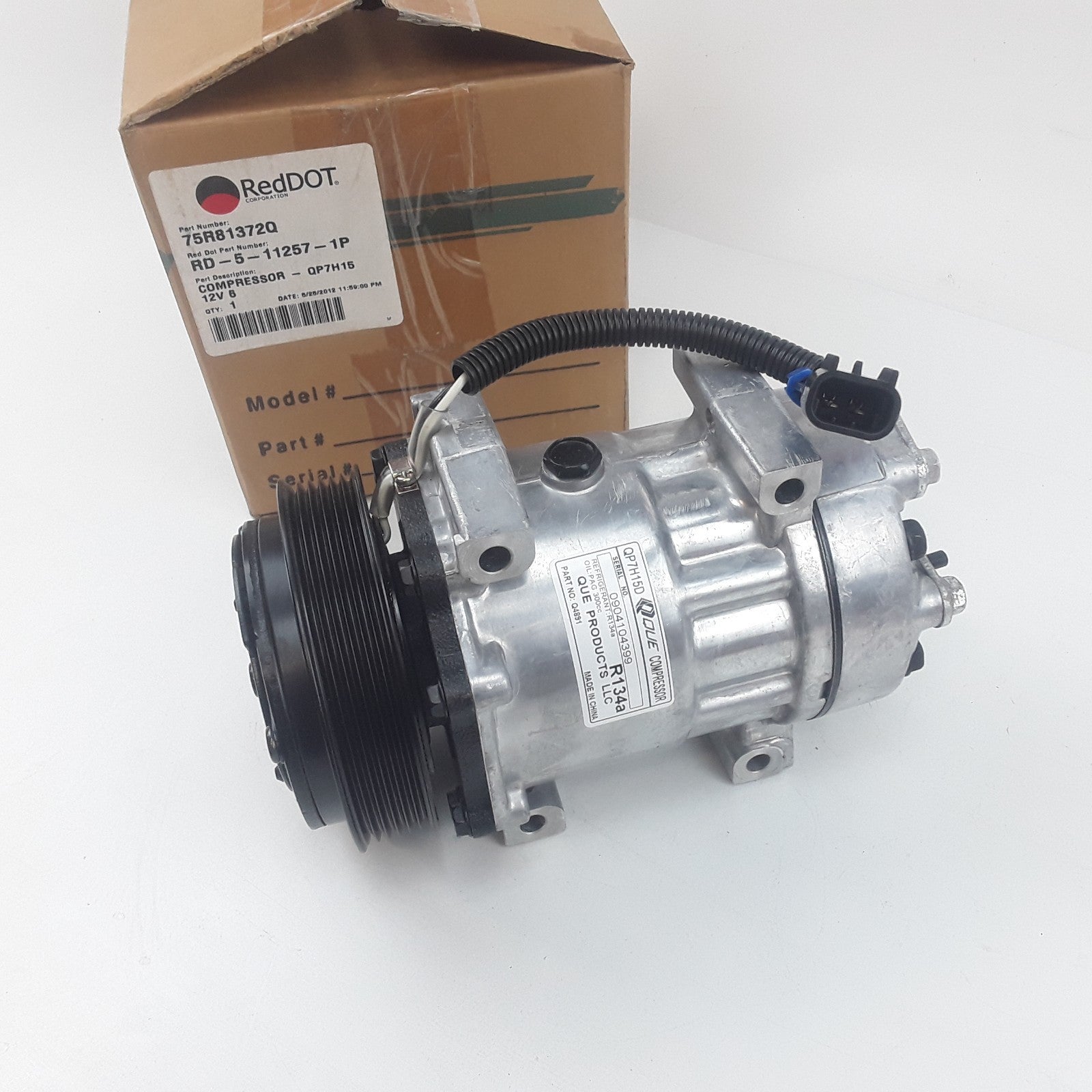 A/C Compressor Fits Volvo VN VHD VNM VNL 2002 2003 2004 2005 2006 2007 2008-2016
