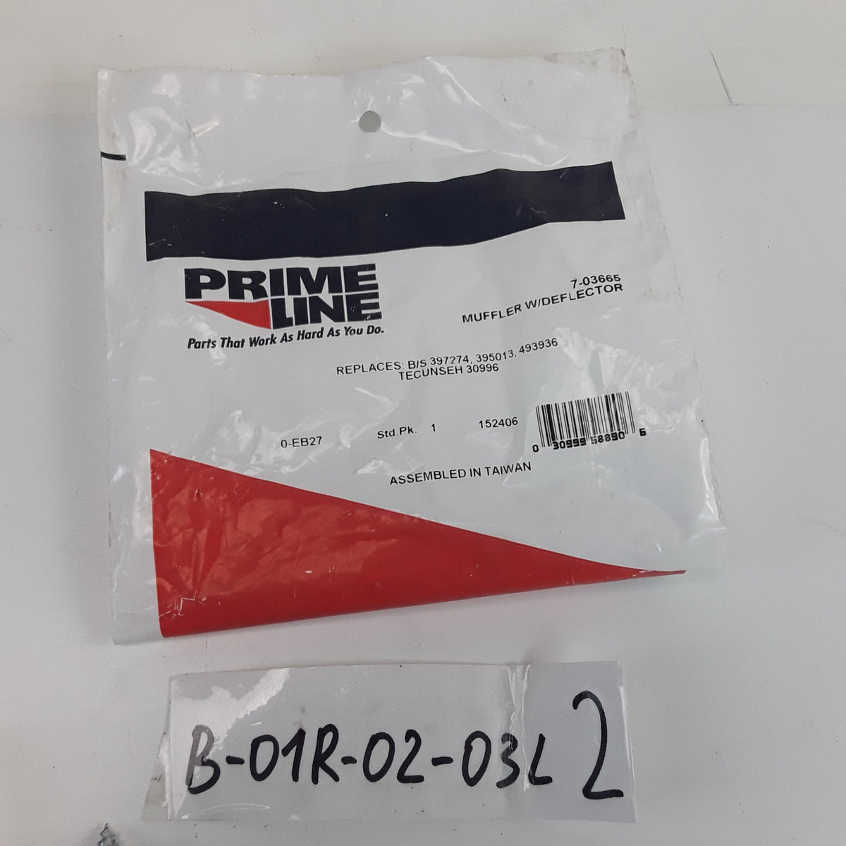 Prime Line 7-03665 Engine Muffler with Deflector Replaces 397274 395013 493936