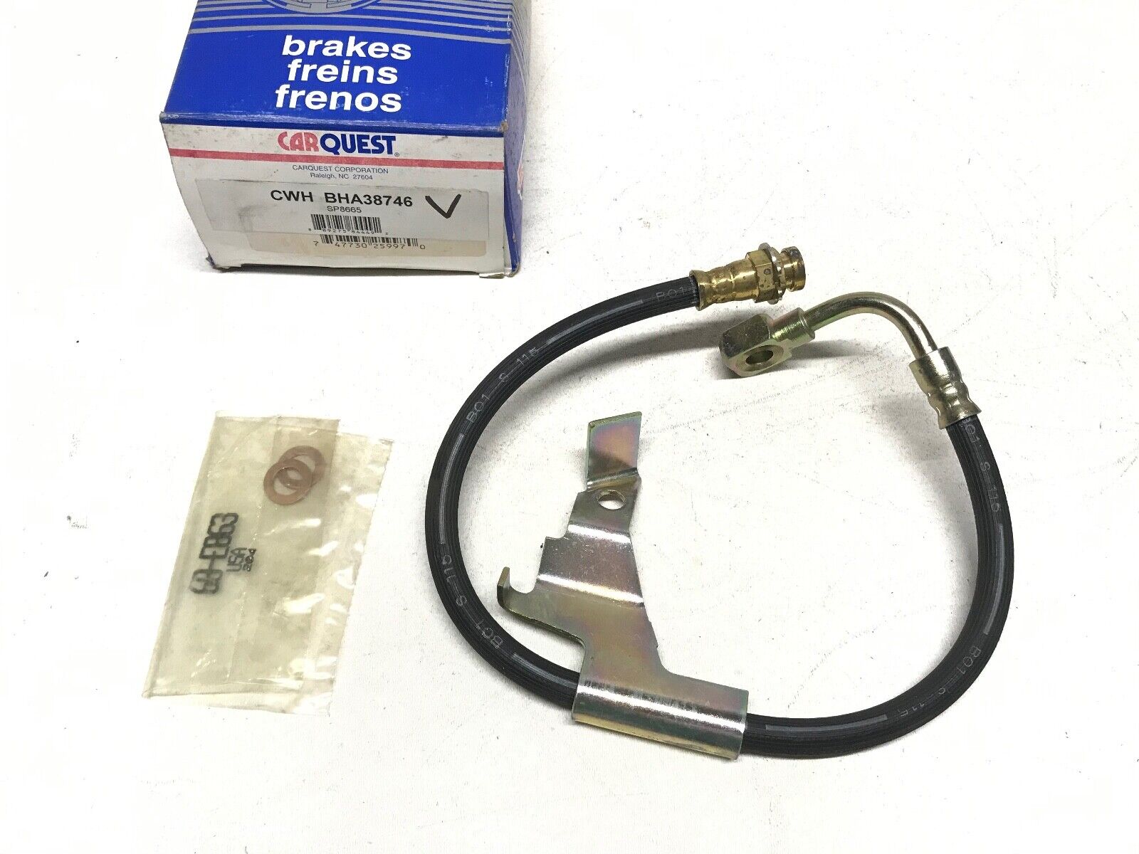 Brake Hydraulic Hose Front Right CARQUEST BHA38746 for DeVille, Fleetwood FAST S - HotCarParts