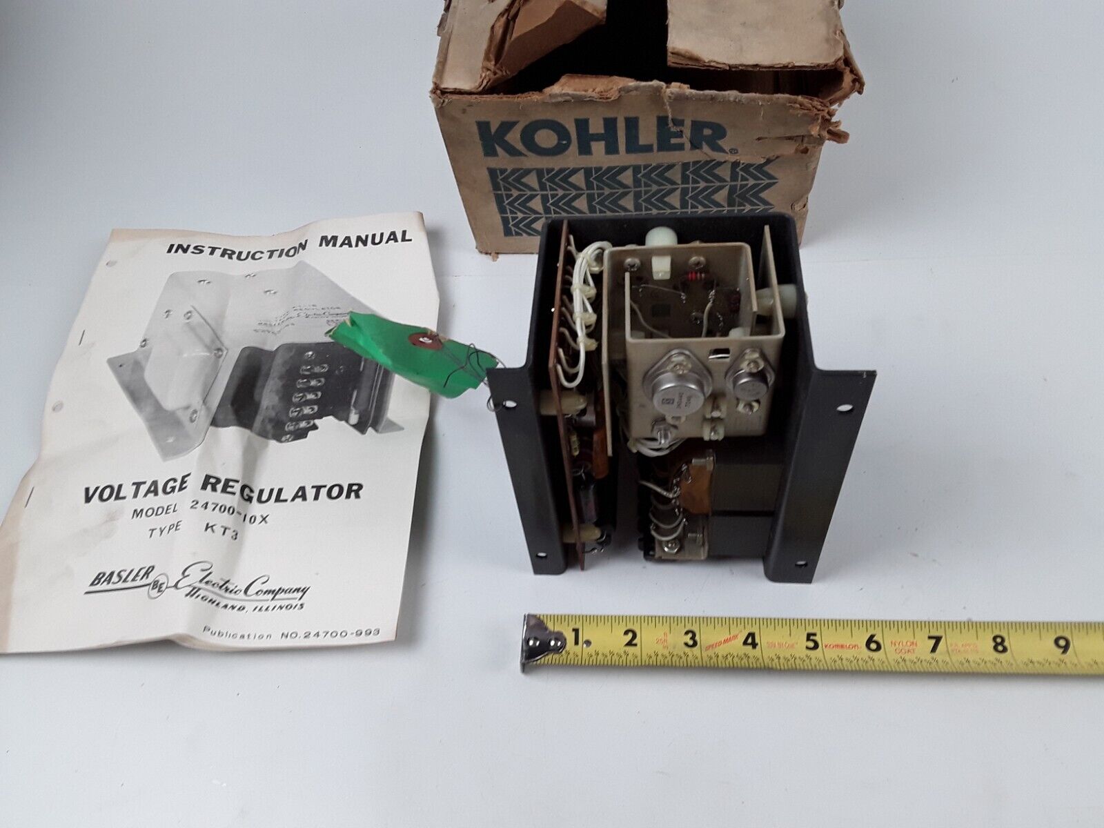 NEW Basler Electric Model KT3B Voltage Regulator 2920-00-300-9212, 90 24700 101 - HotCarParts