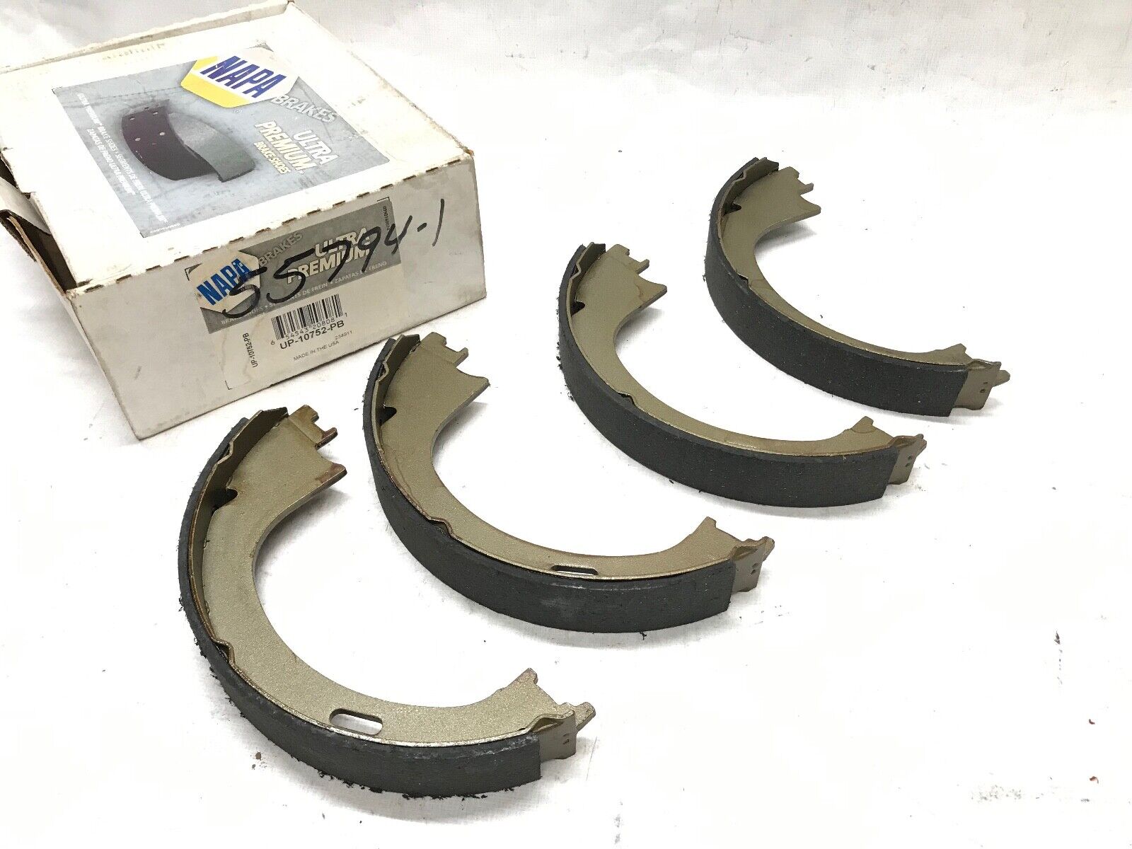 Napa UP-10752-PB Parking brake shoes for various 97-08 Ford F150 Trucks - HotCarParts