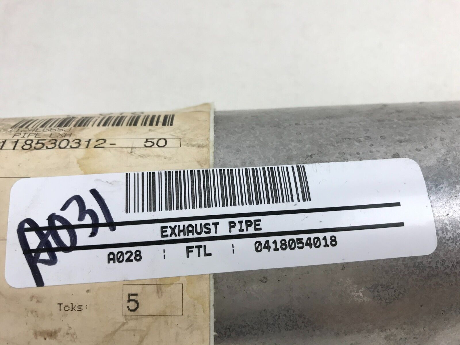 Exhaust Pipe GENUINE OEM Freightliner 0418054018 FAST SHIPPING - HotCarParts
