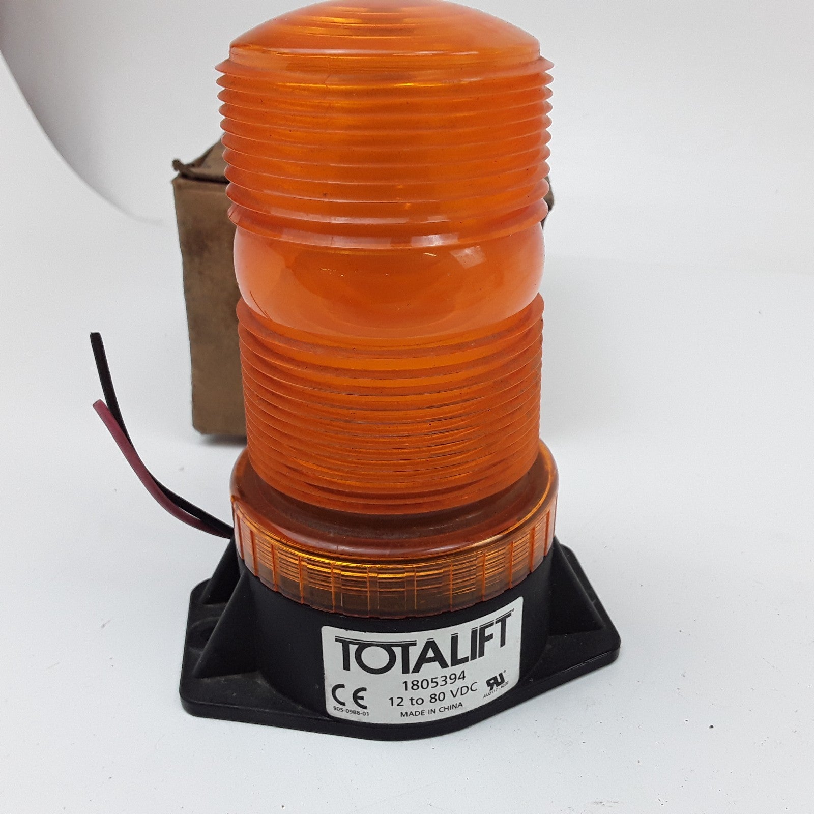 RU 1805394 Amber Permanent Mount Strobe Light Ml5- 2-80V Fits Clark Forklifts
