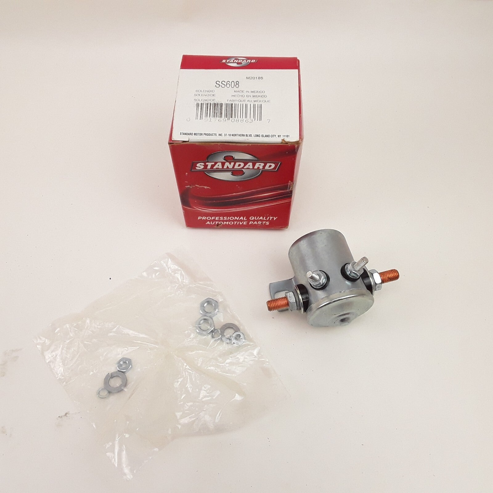 Standard Motor Products SS-608 Heavy-duty Starter Solenoid Silver 80 A