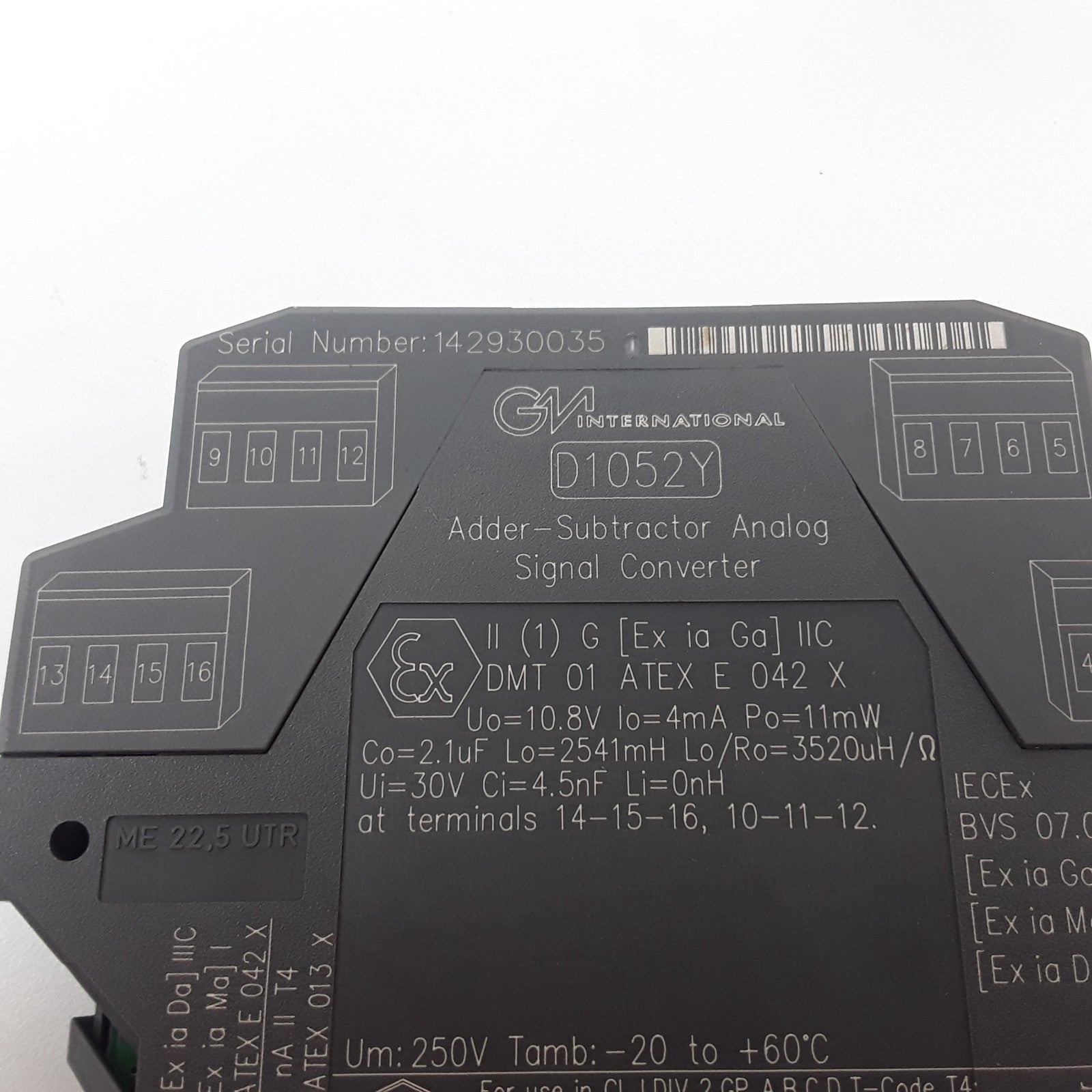 GM International Analog Signal Converter/isolator For Industrial Automation