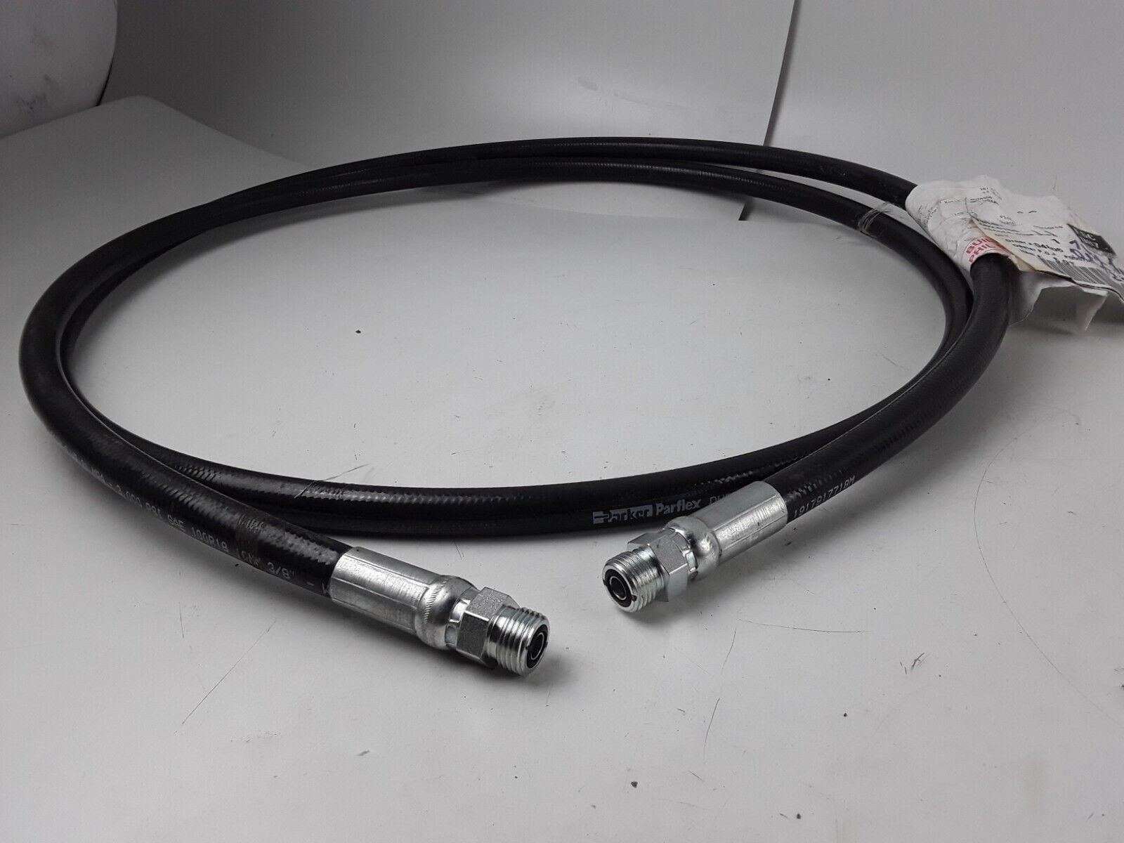 Hyster 4624156 Header Hose Assy 121 In Inch or 10 Ft 1 Inch Long Forklift Parts - HotCarParts