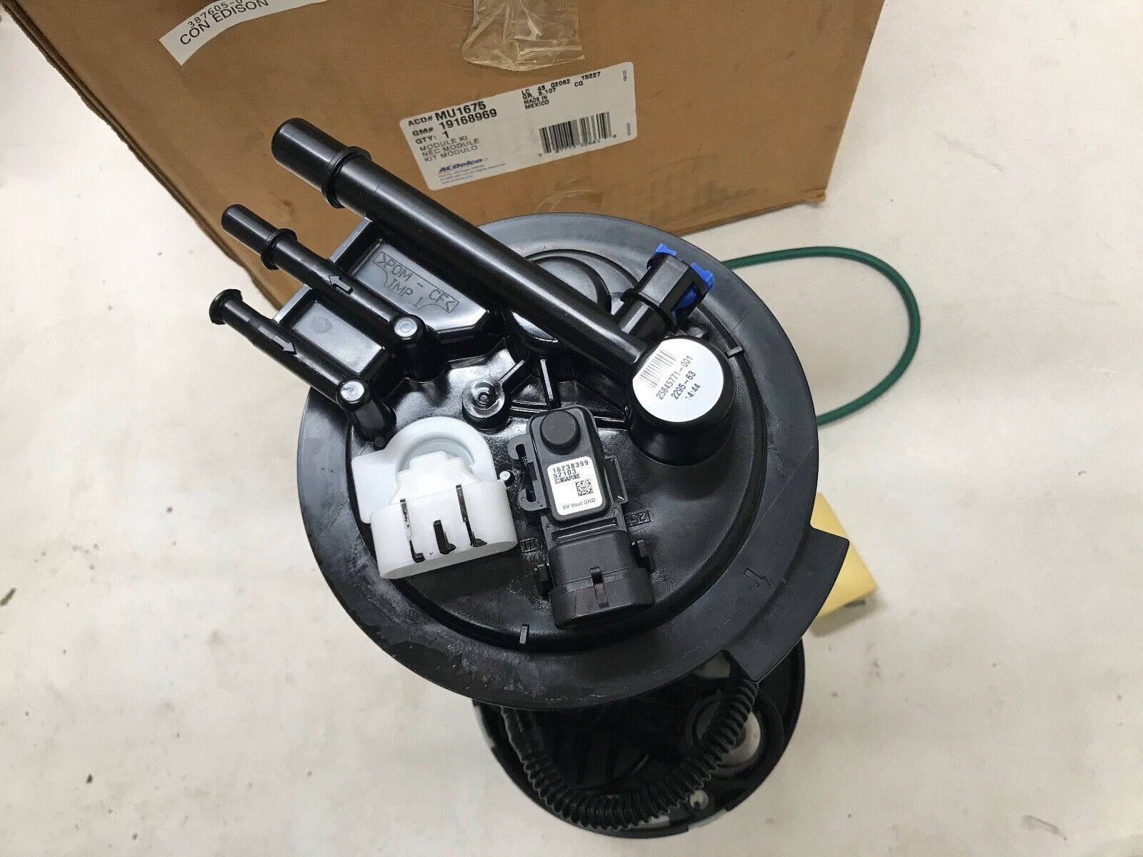 Fuel Pump and Sender Assembly ACDelco Original Equipment MU1675 GM 19168969 - HotCarParts