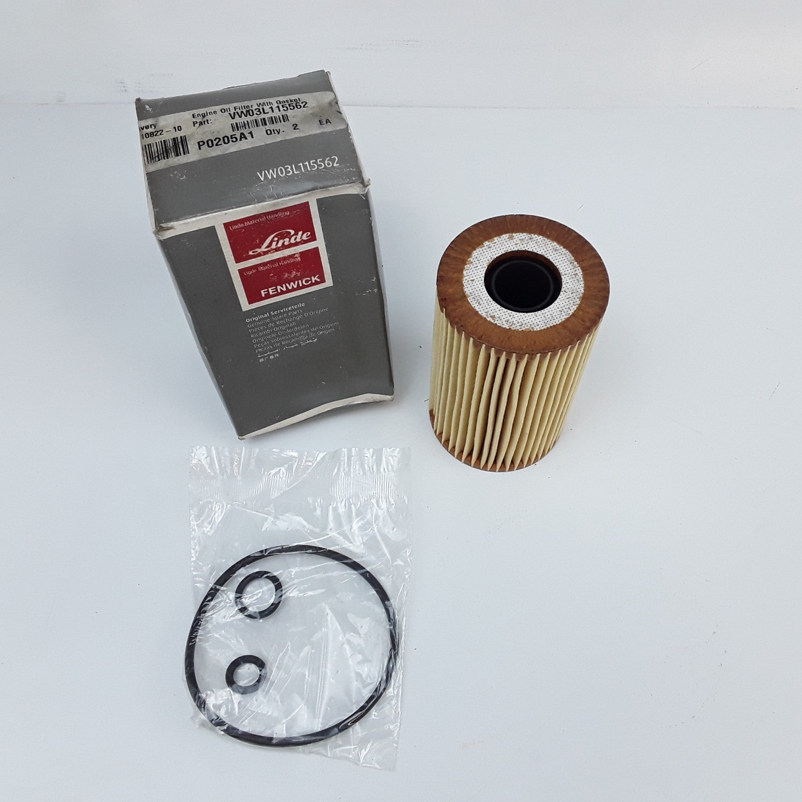 Engine Oil Filter with Gasket Fits Volkswagen Seat Audi 2010 2011 2012 2013-2018
