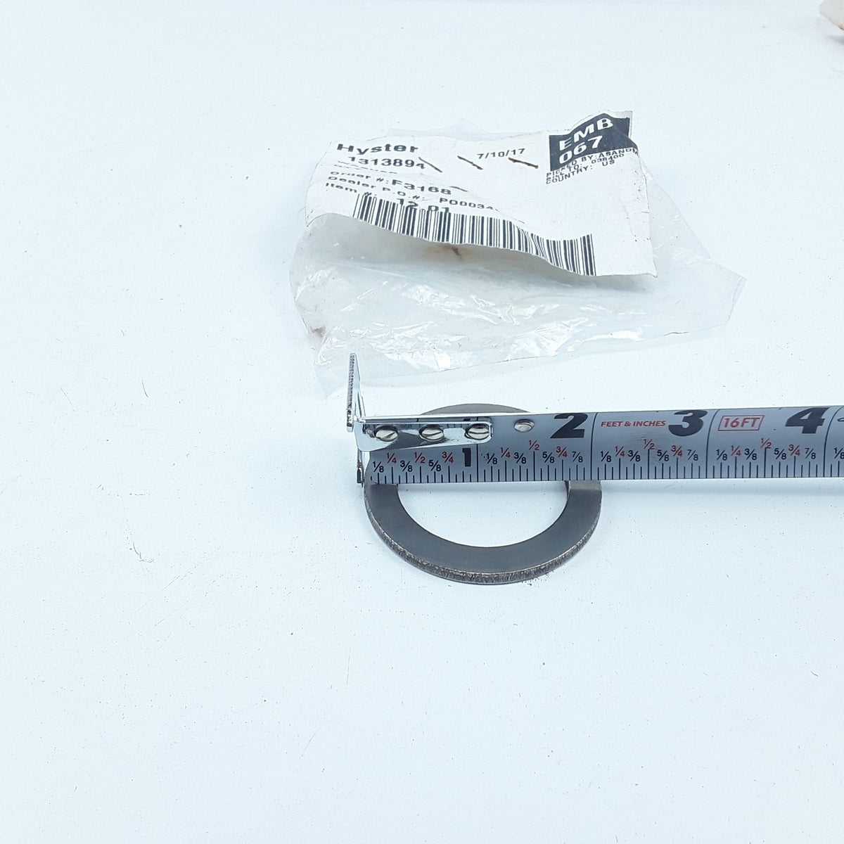 Hyster Washer 1313894 For Heavy Duty Forklift Fits Models G007, H007, J007, F007