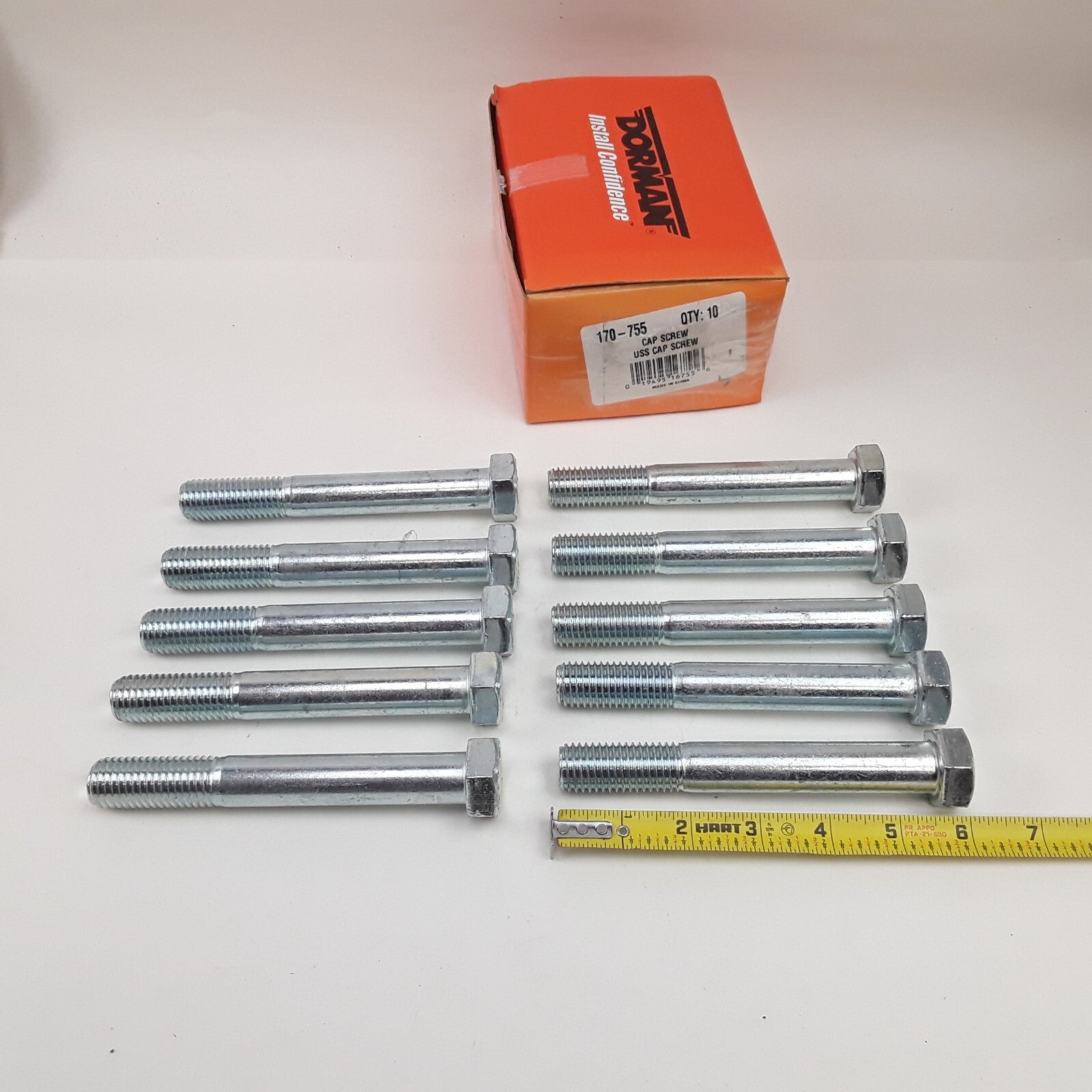 Multi-Purpose Bolt Cap Screw-Hex Head-Grade 5- 3/4-10 x 5-1/2 In Pack of 10