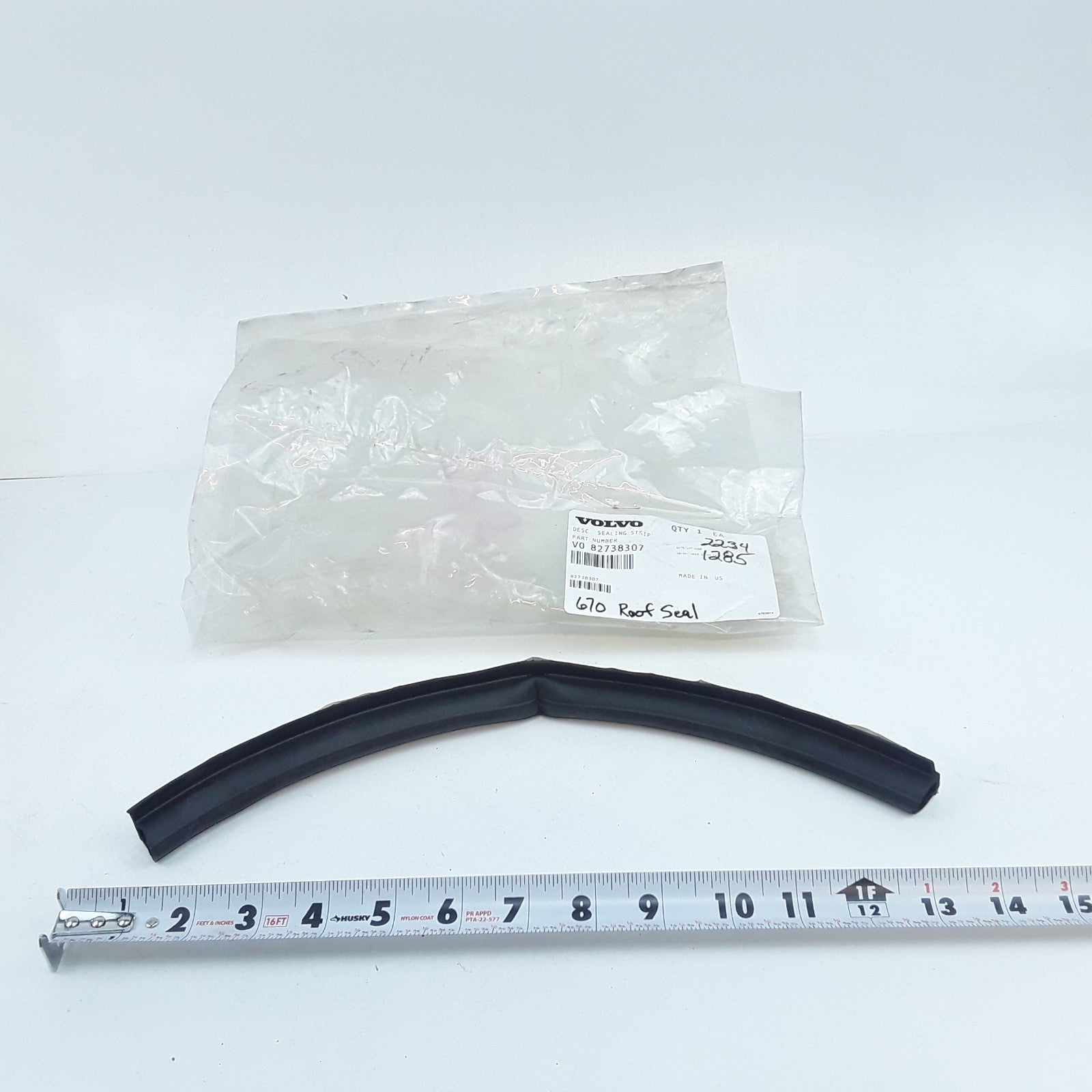 Volvo 82738307 Sealing Strip Roof Assembly Fits Mack Volvo Trucks Made in USA