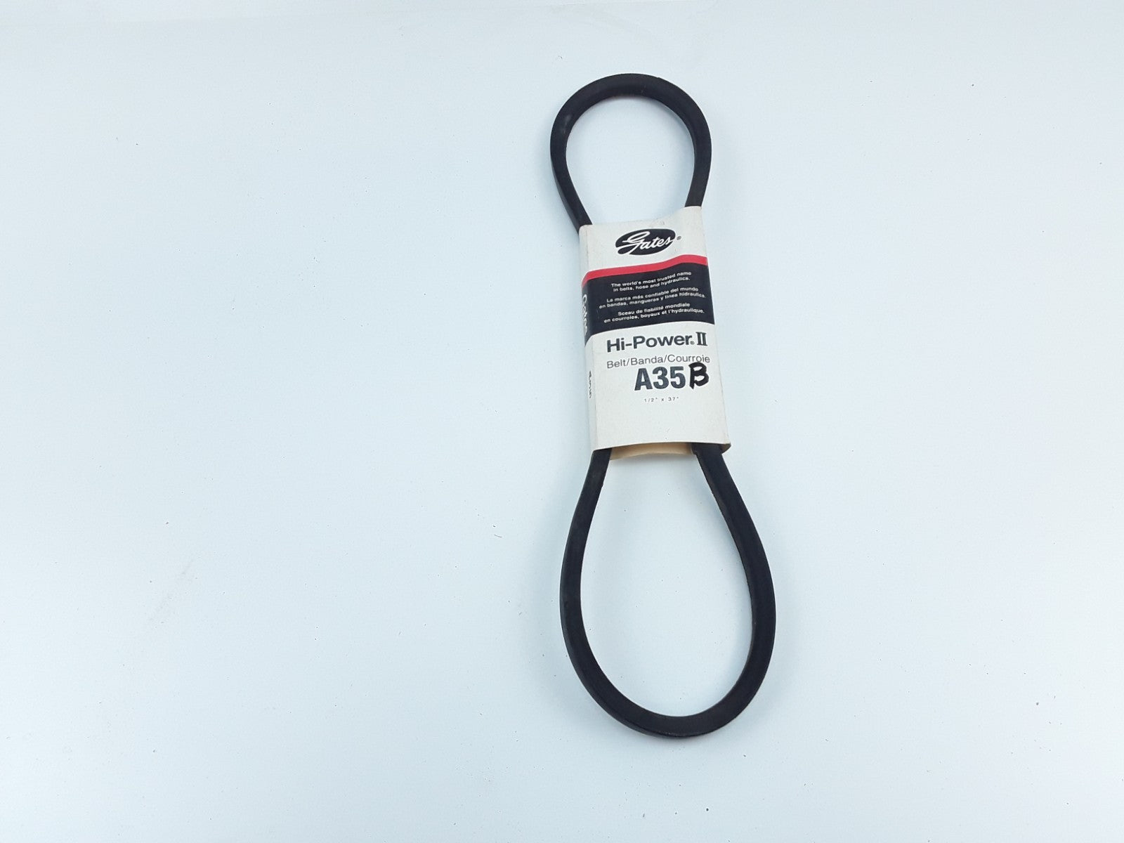 Gates A35 Hi-Power II Classical Section Wrapped V-Belt 1/2" x 37"