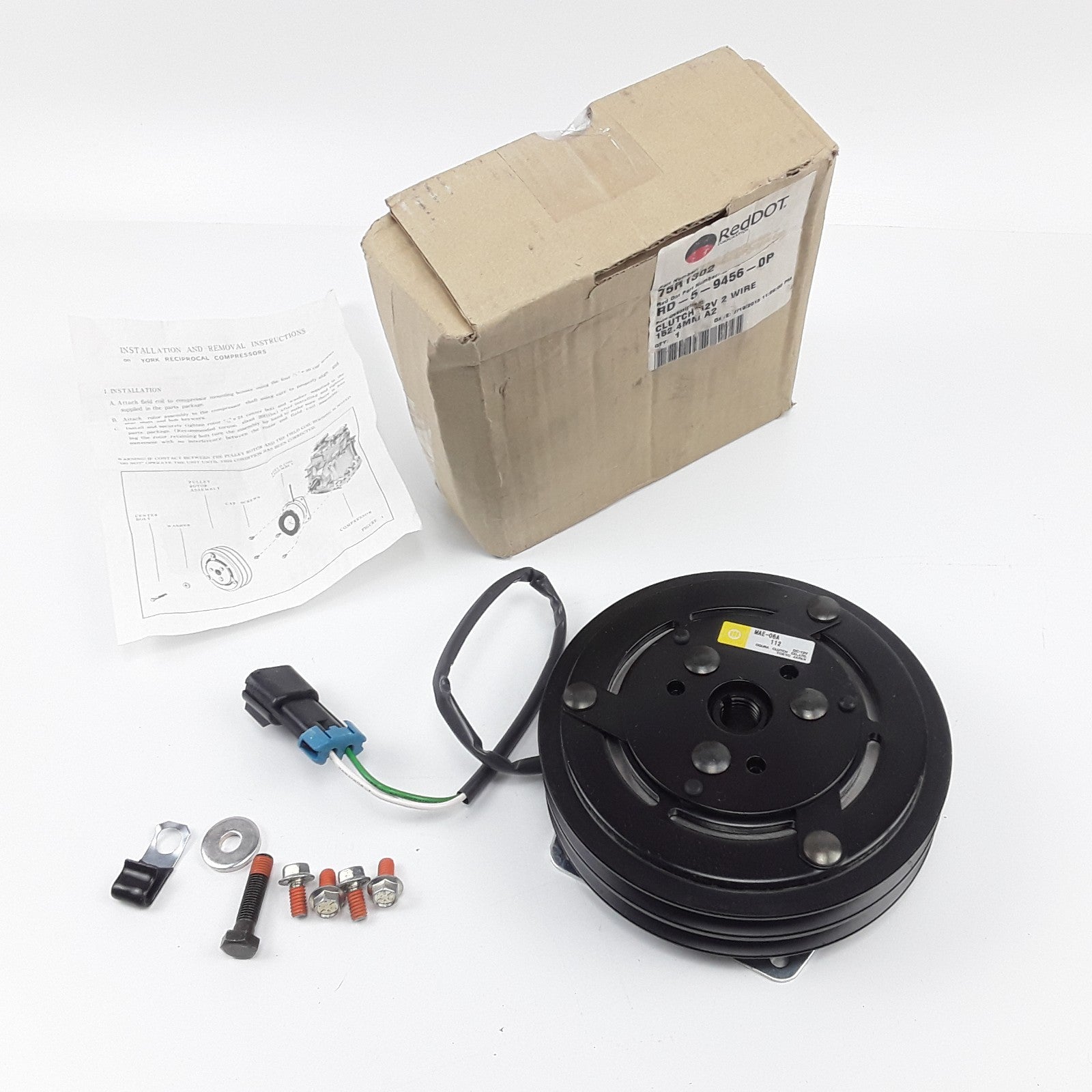 Red Dot 75R1302 Clutch Assembly 12V 2-Wire For Heavy Duty Trucks