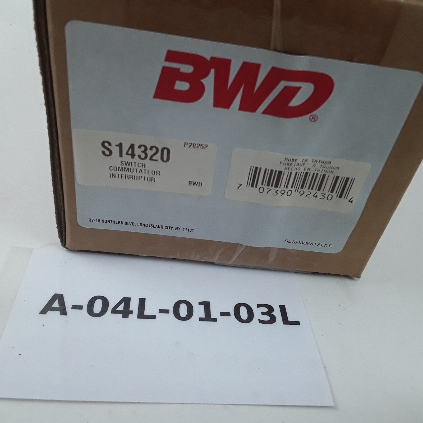 BWD S14320 Multi Function Column Switch Black Fits Ford Mustang (1987 1988 1989)