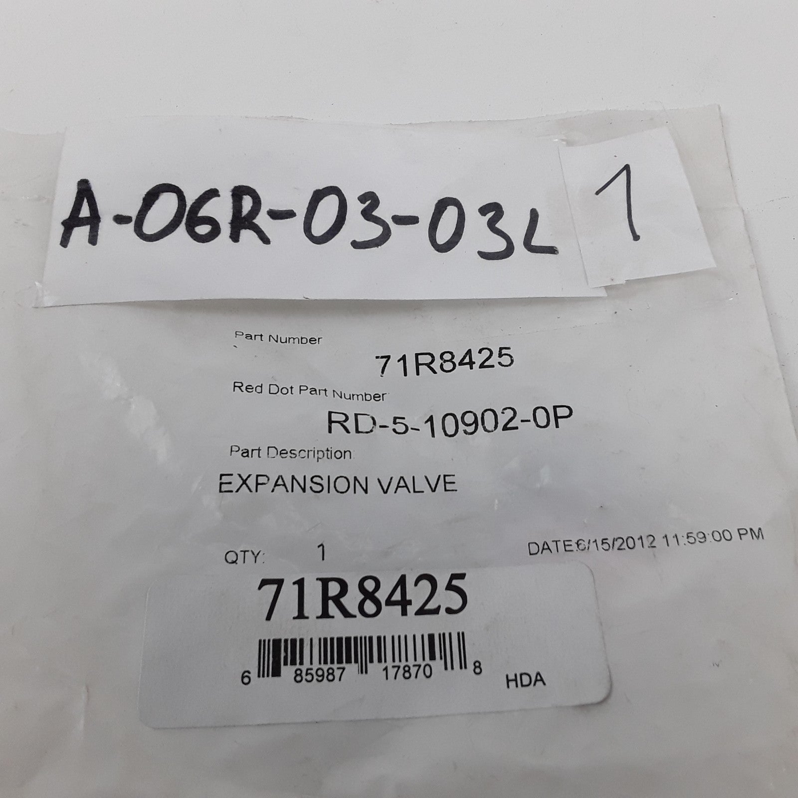 Expansion Valve Fits Freightliner Columbia Century Class (2000 2001 2002-2012)