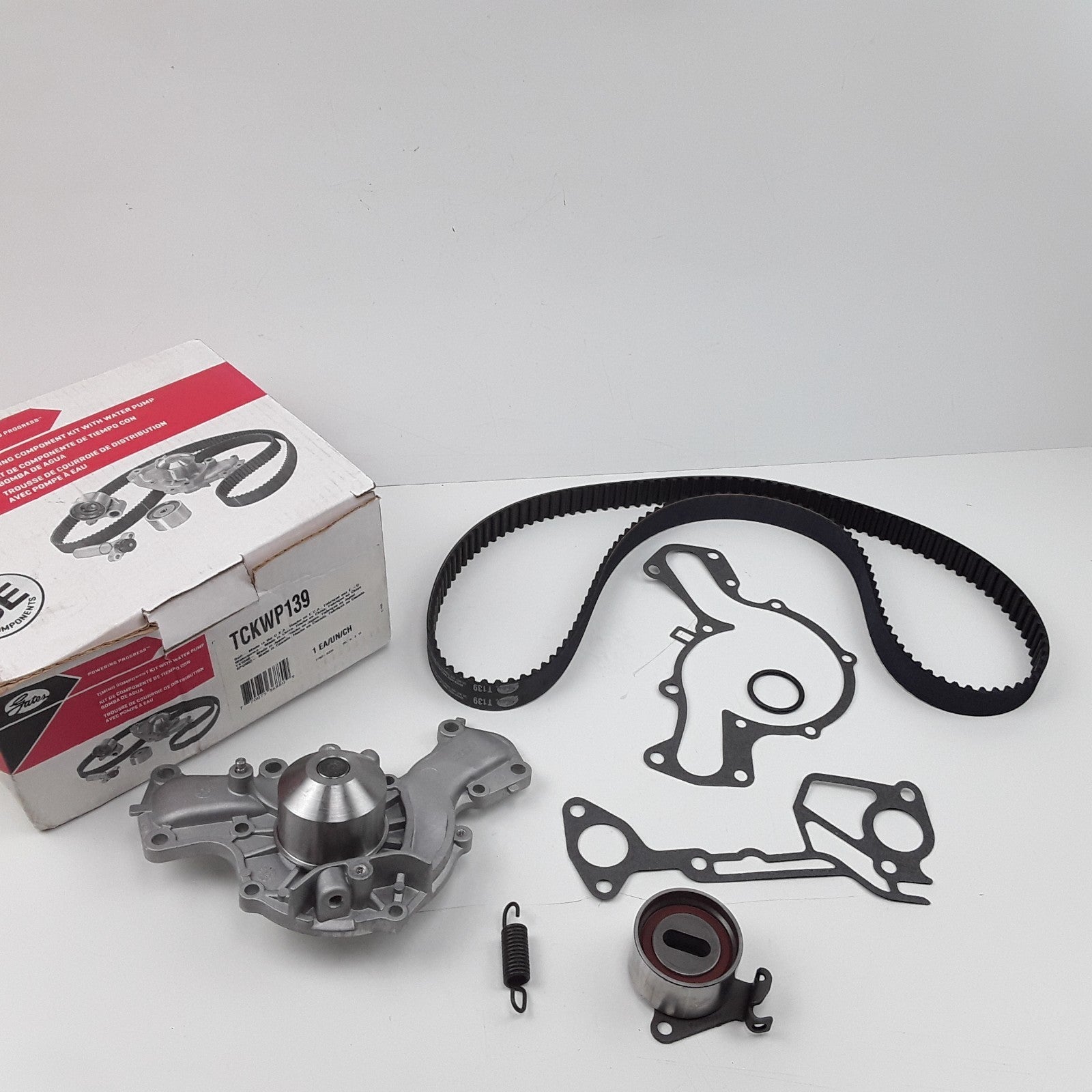 Engine Timing Belt Kit with Water Pump Fits Hyundai Dodge Plymouth (1987-2000)