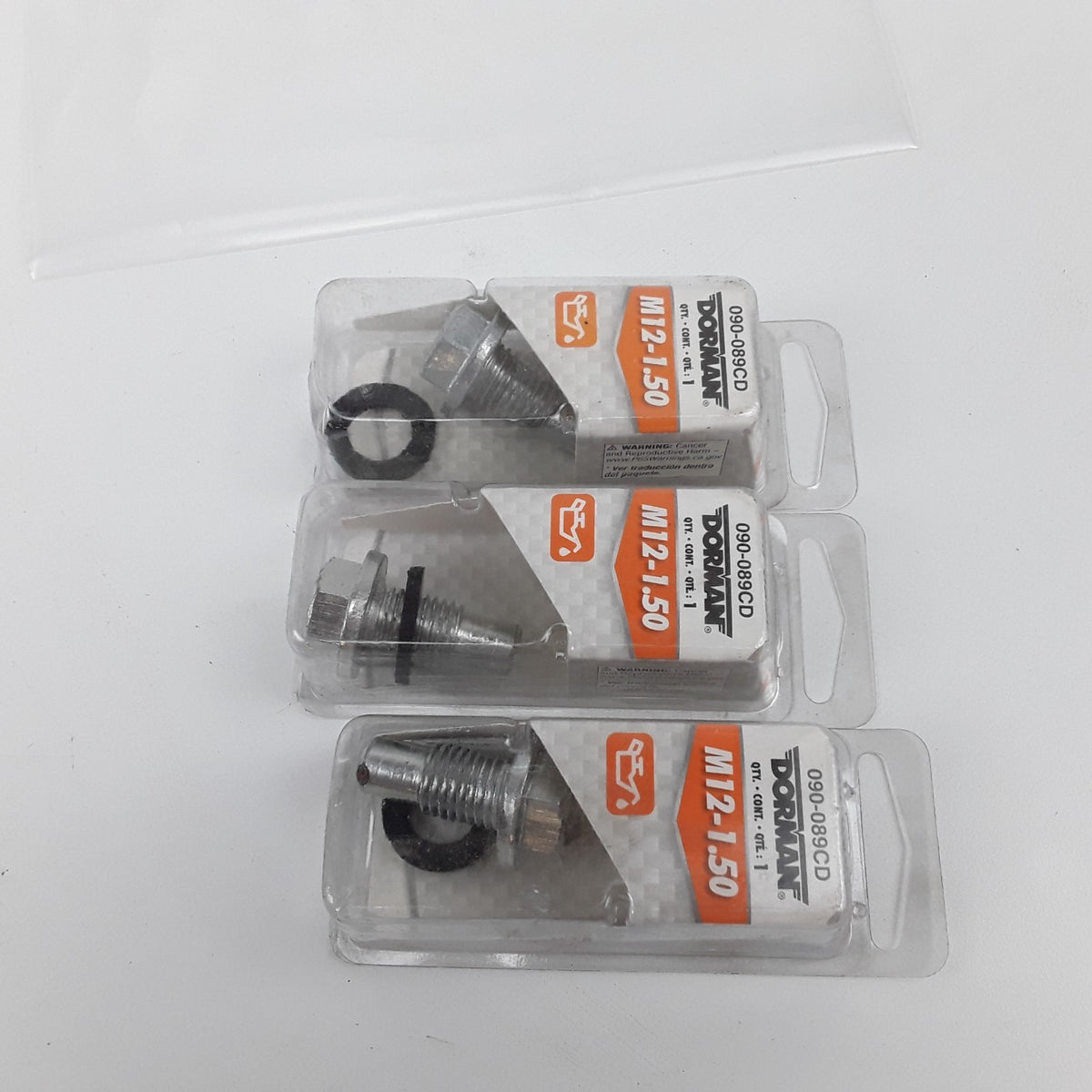 Oil Drain Plug Kit of 3 Fits Toyota Yaris Scion iQ 2012 2013 2014 2015 2016-2020