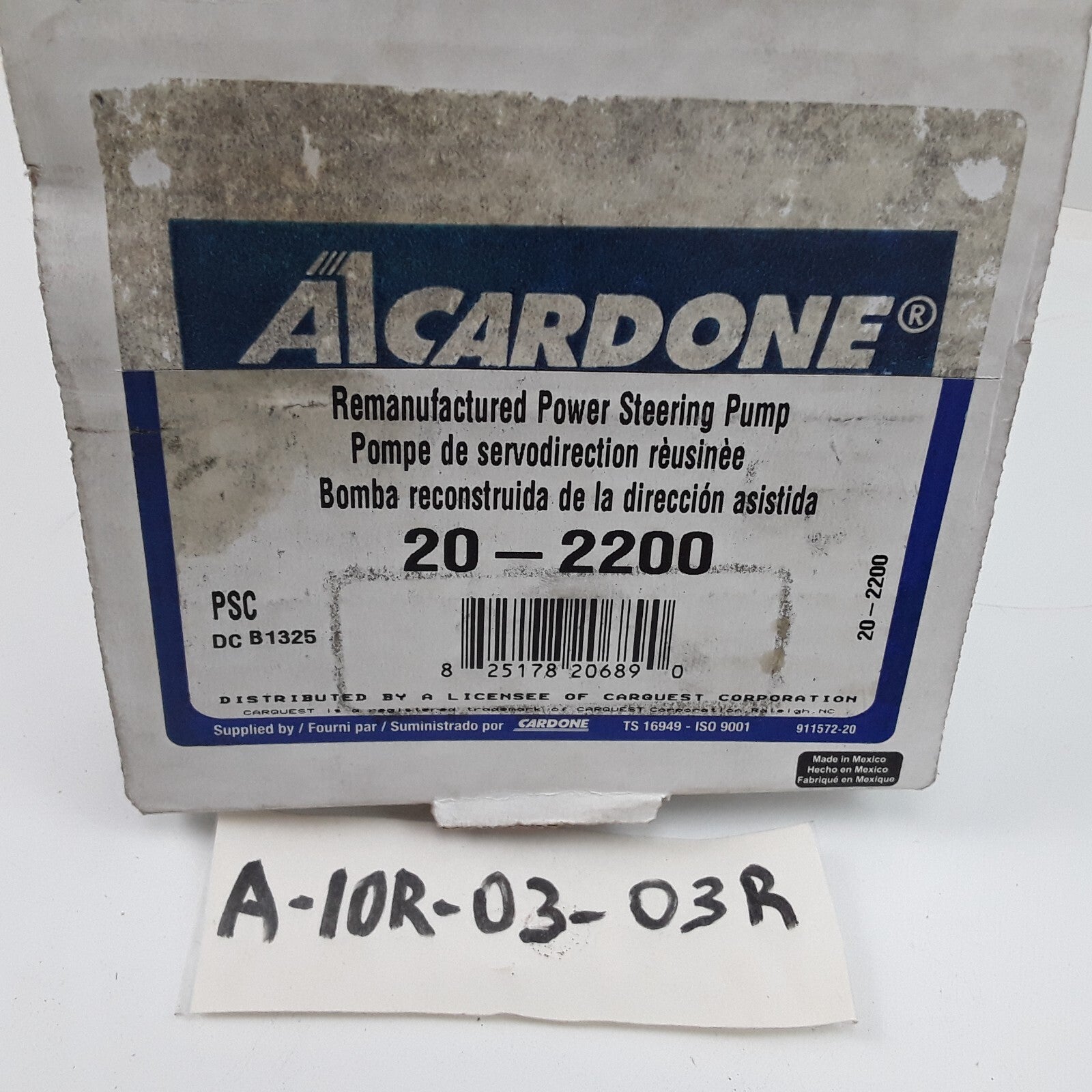 Cardone 20-2200 Power Steering Pump Fits Dodge Nitro (2007 2008 2009 2010 2011)