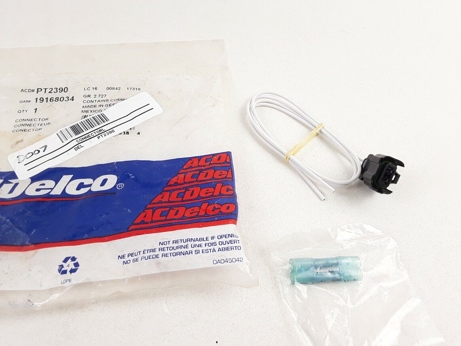 Fog Light Connector ACDelco for Chevrolet Silverado GMC Sierra 2007-2013 - HotCarParts