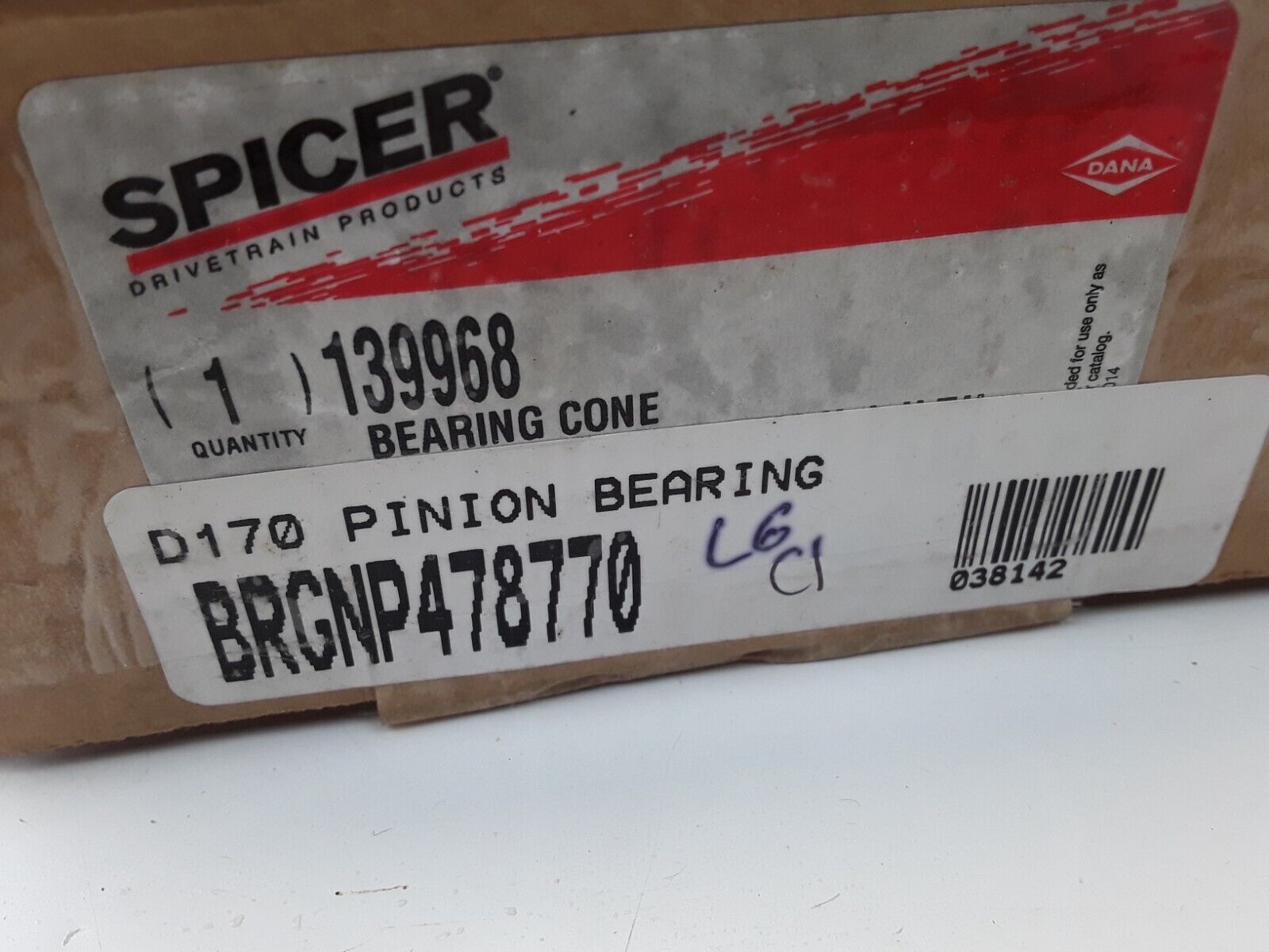 Spicer 139968 Pinion Differential Bearing Cone For D170 R170 ETN0139968 - HotCarParts