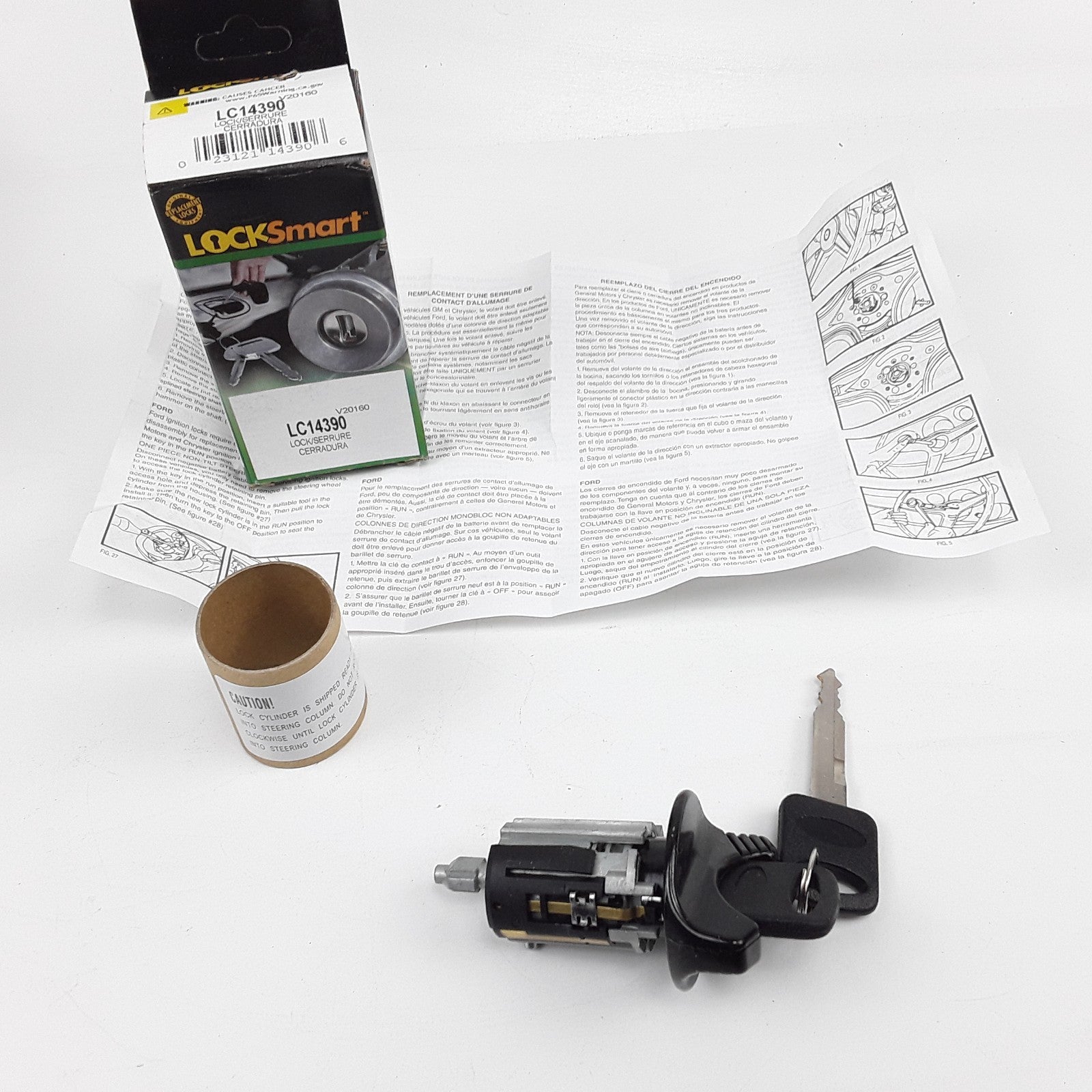 Ignition Lock Cylinder Fits Lincoln Mercury Ford (1990 1991 1992 1993 1994-1998)