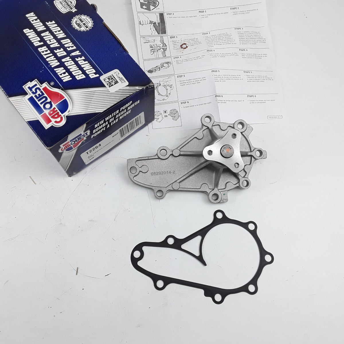 Engine Water Pump Fits Mazda RX-8 (2004 2005 2006 2007 2008) 1.3L Carquest T2264
