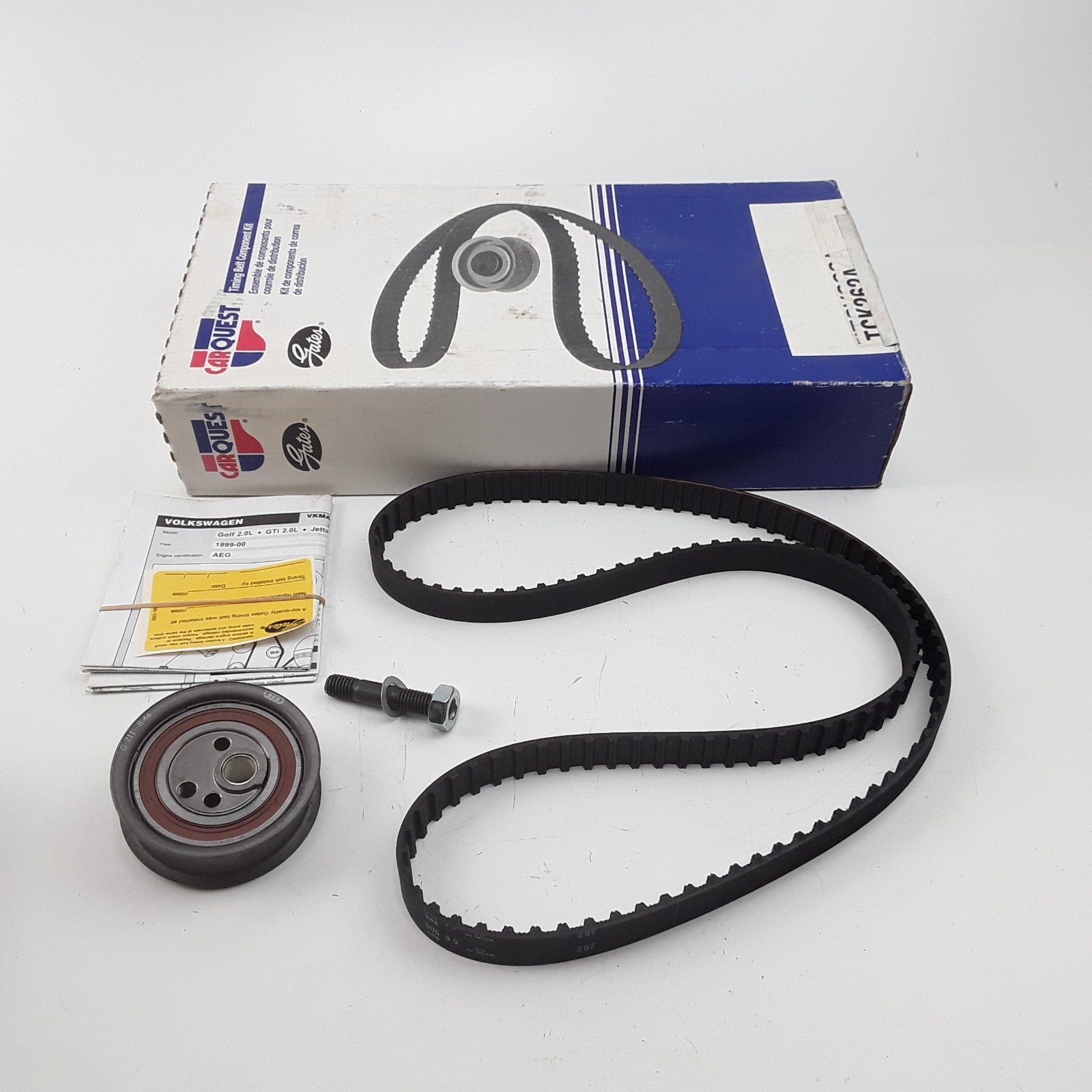 Gates TCK262A Engine Timing Belt Kit Fits Volkswagen Jetta Cabrio Golf 1996-2002