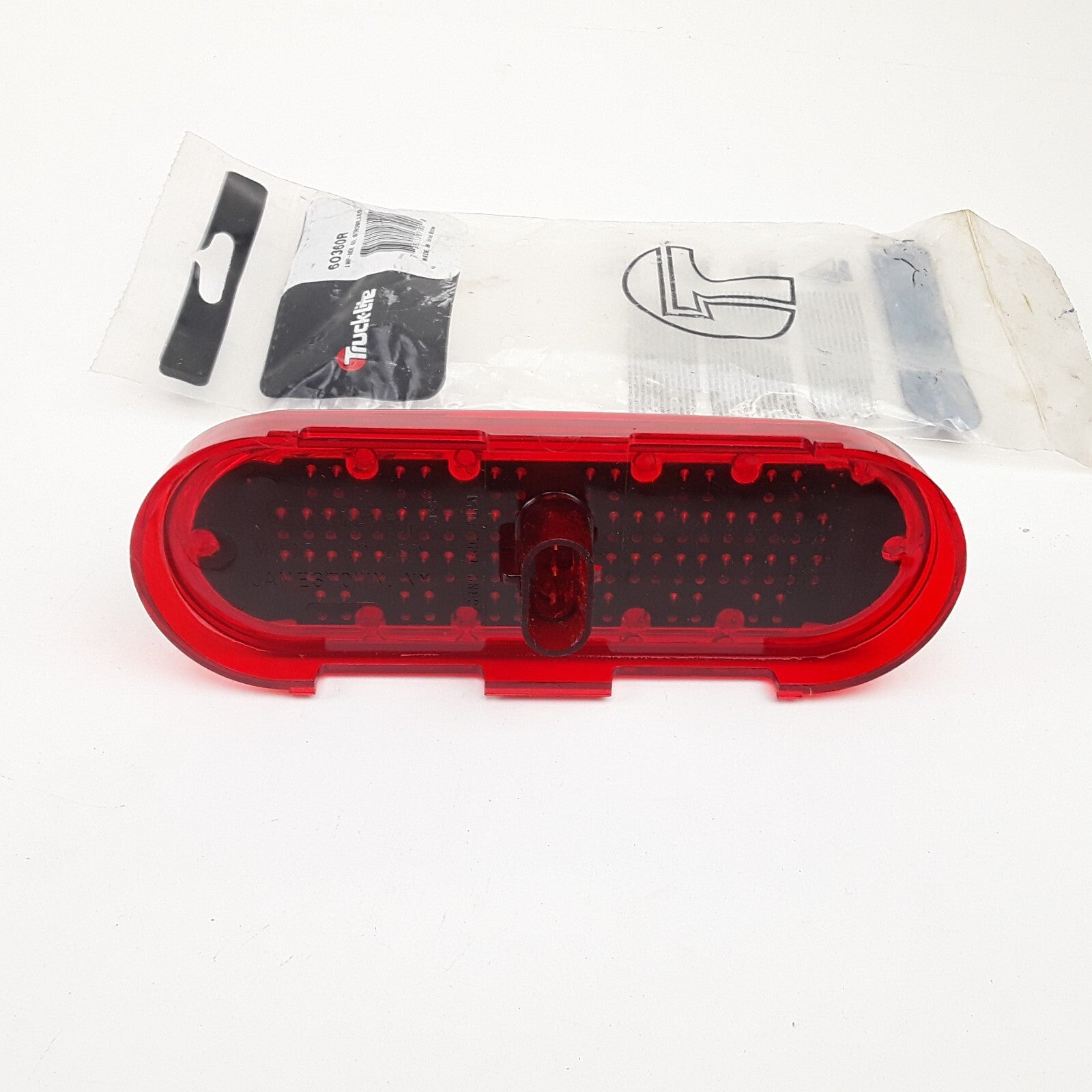 Truck-lite 60360 Super 60 Strobe Light - LED 36 Diode Oval Red Grommet Mount 12V