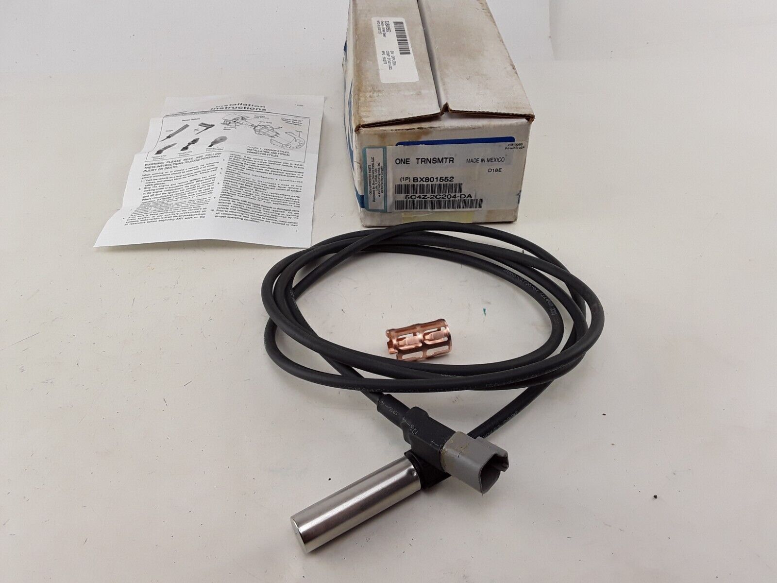 Genuine Bendix BX801552 Transmitter ABS Wheel Speed Sensor 5C4Z-2C204-DA - HotCarParts