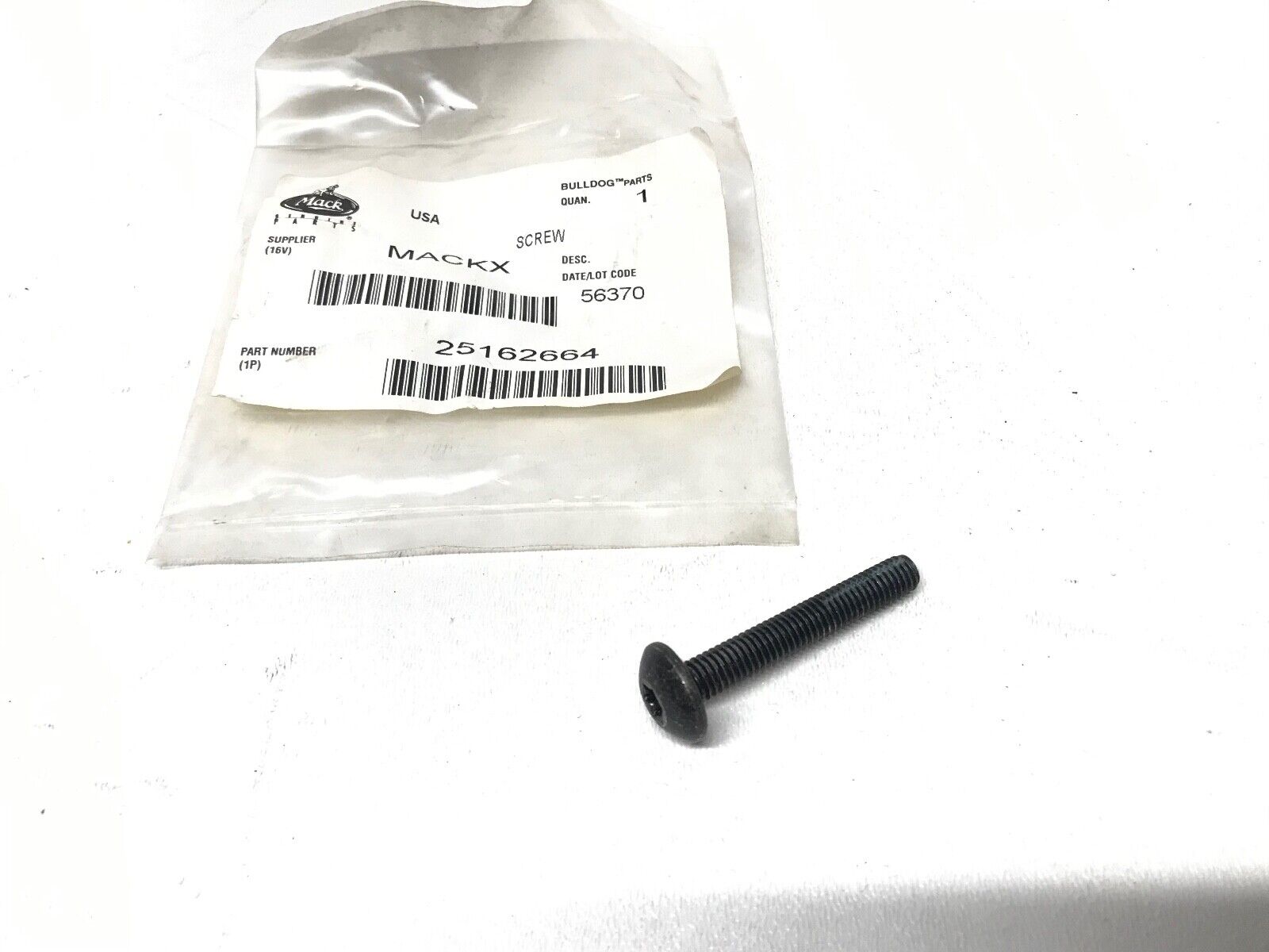 GENUINE MACK OEM 25162664 SCREW - 82AM5001 Six Point Socket Screw - HotCarParts