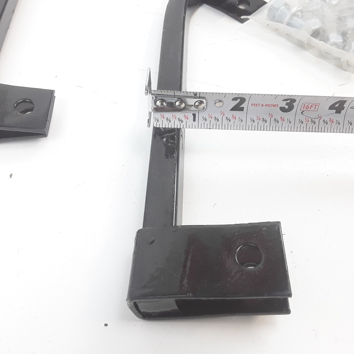 World American WA-2733B Mud Flap Hangers Steel Square Tube For Trucks & Trailers