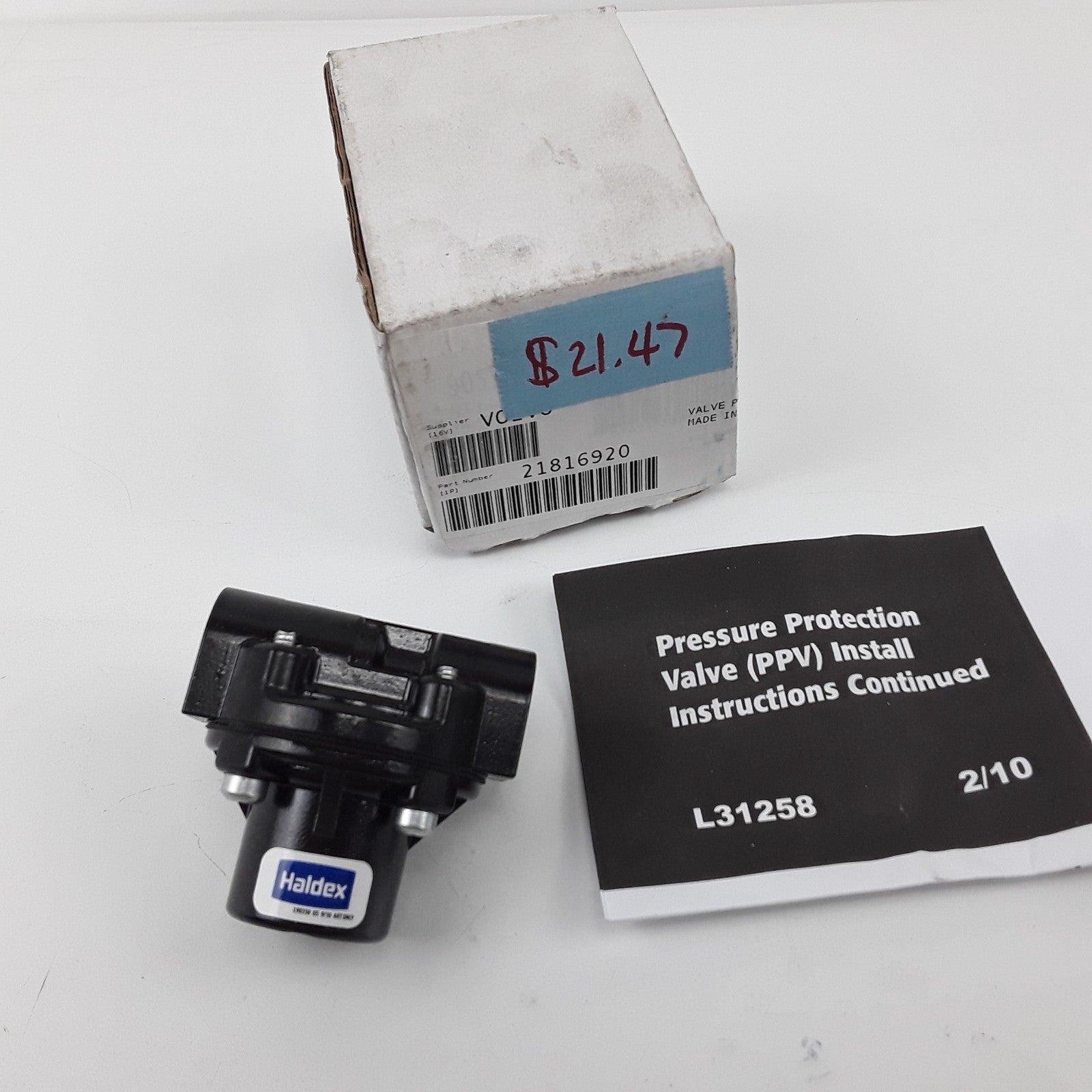 Volvo 21816920 Air Brake Pressure Protection Valve For Mack ,Volvo p/n 90555396