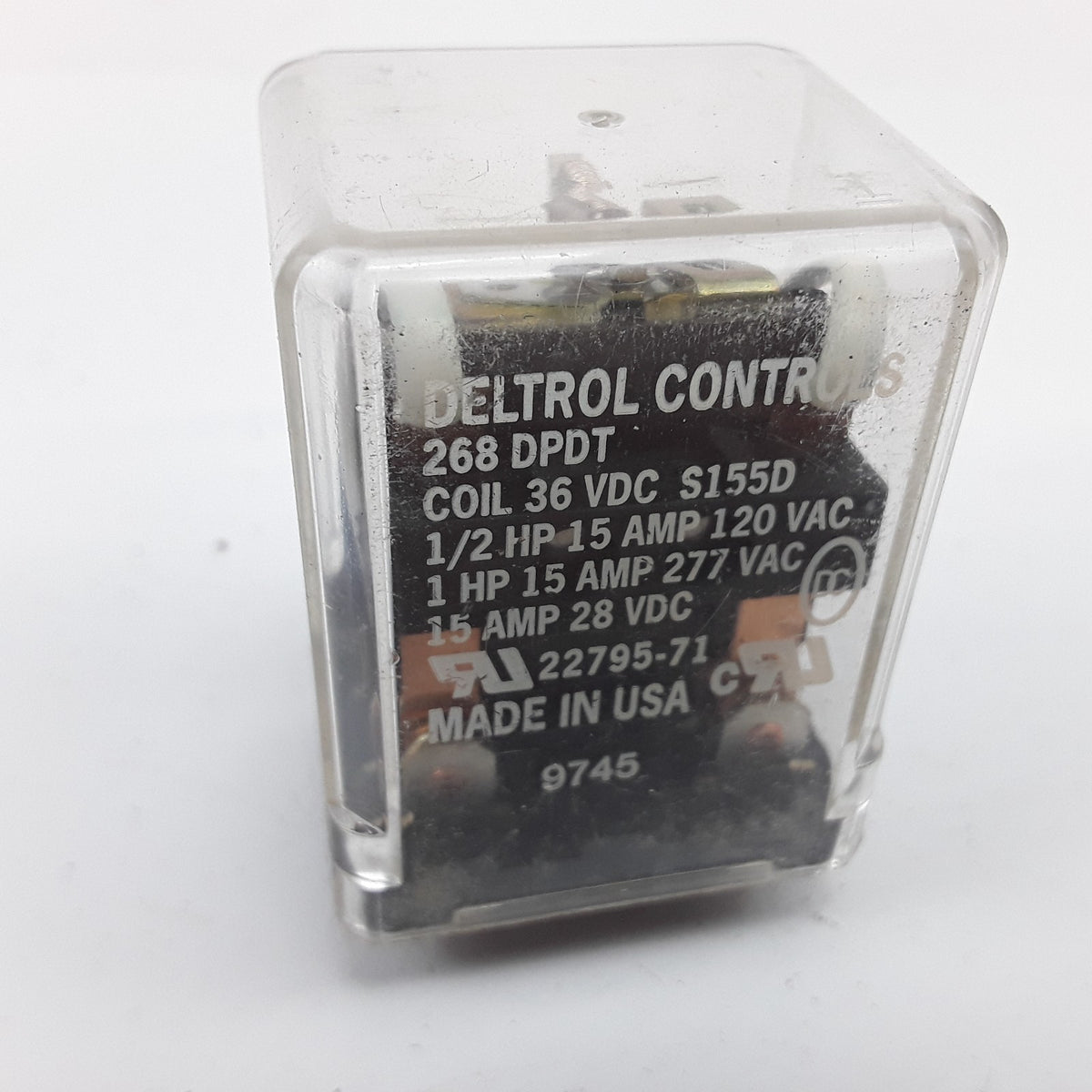 Deltrol Controls 22795-71 Industrial Relay PCB 15A 30V For Forklifts