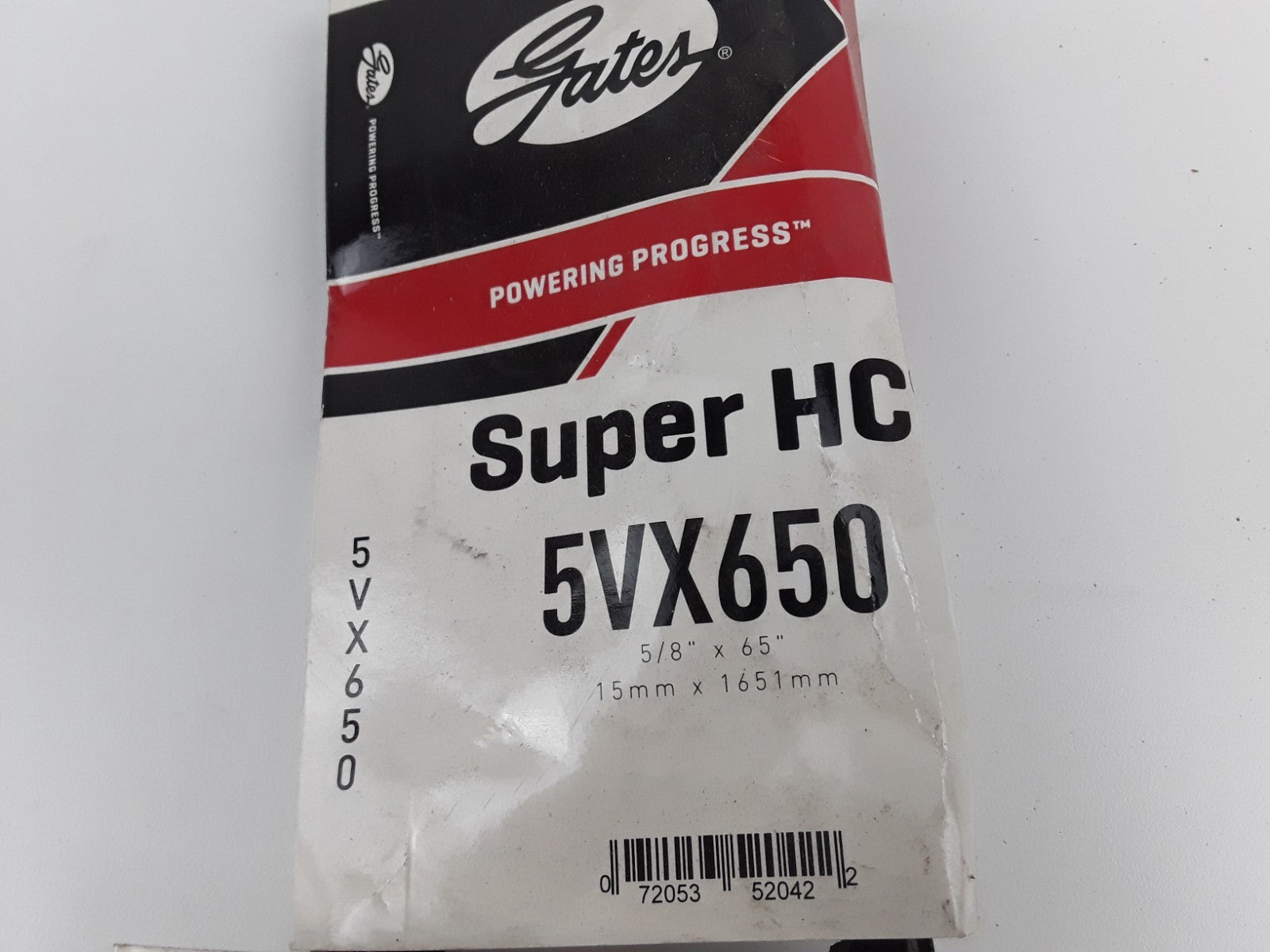 Gates 5VX650 Super HC V-Belt Assembly 5/8" x 65" Fits Van Hool C2045 (2000)