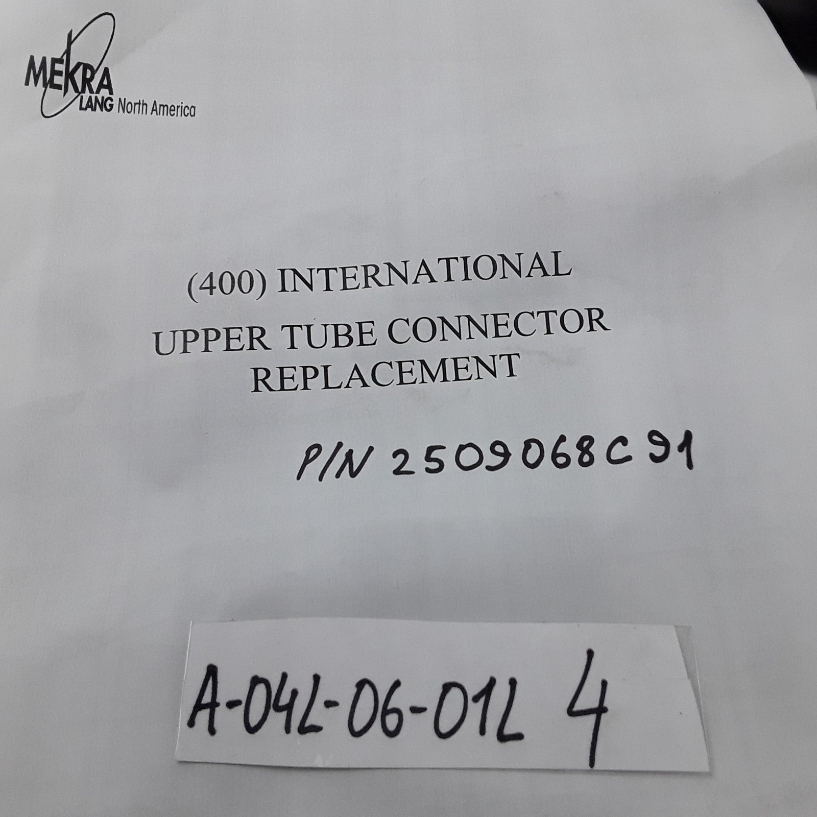 International 2509068C91 Left Upper Mirror Holder Kit Fits Navistar Trucks
