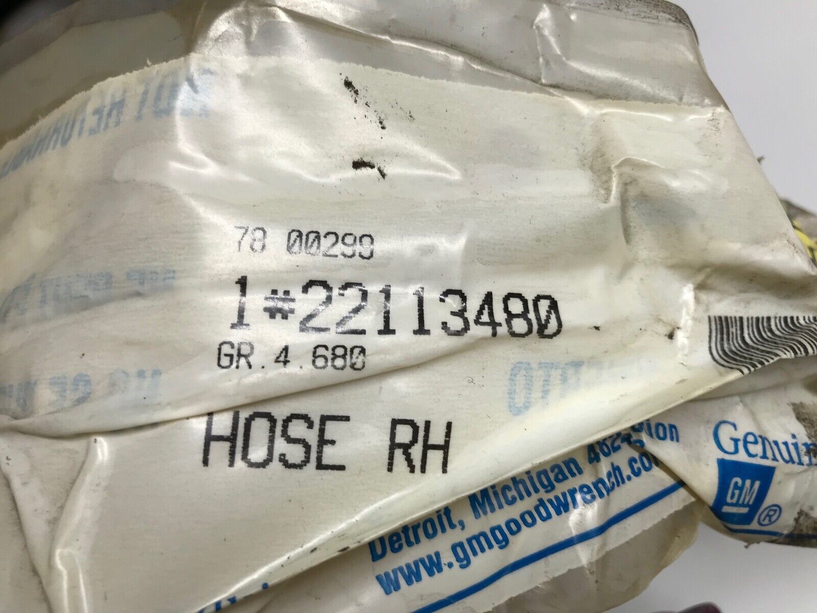 GM 22113480 Genuine OEM C3500 Front Right Passenger Side Brake Flex Hose - HotCarParts