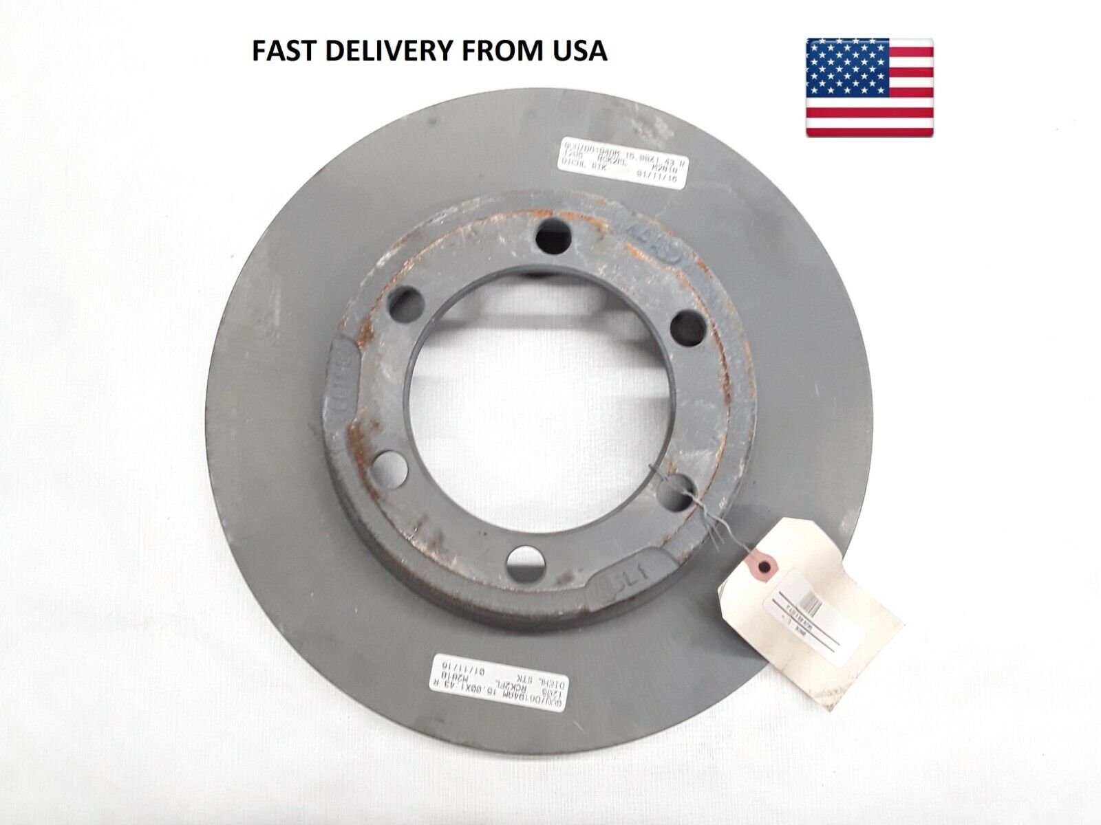 FREIGHTLINER MT 45 15.00X1.43 FRONT OR REAR ROTOR GUN-D6194AM Fast Shipping - HotCarParts