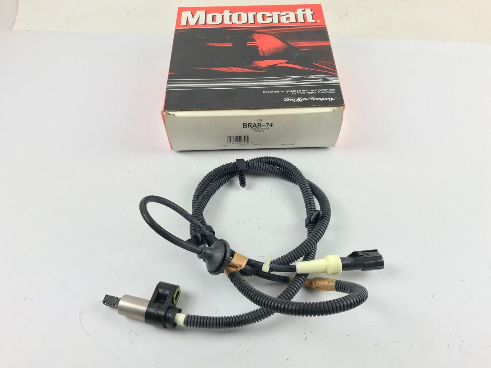 ABS Wheel Speed Sensor Rear OEM Motorcraft BRAB-74 for Ford, Lincoln, Mercury - HotCarParts