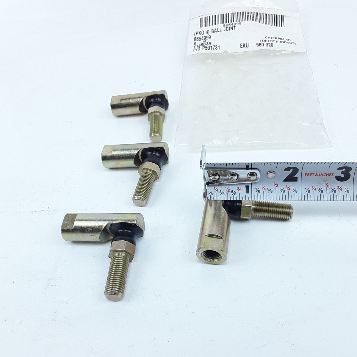 Shift Linkage Ball Joints Fits Caterpillar Forest Products Set of 4pcs 8854999