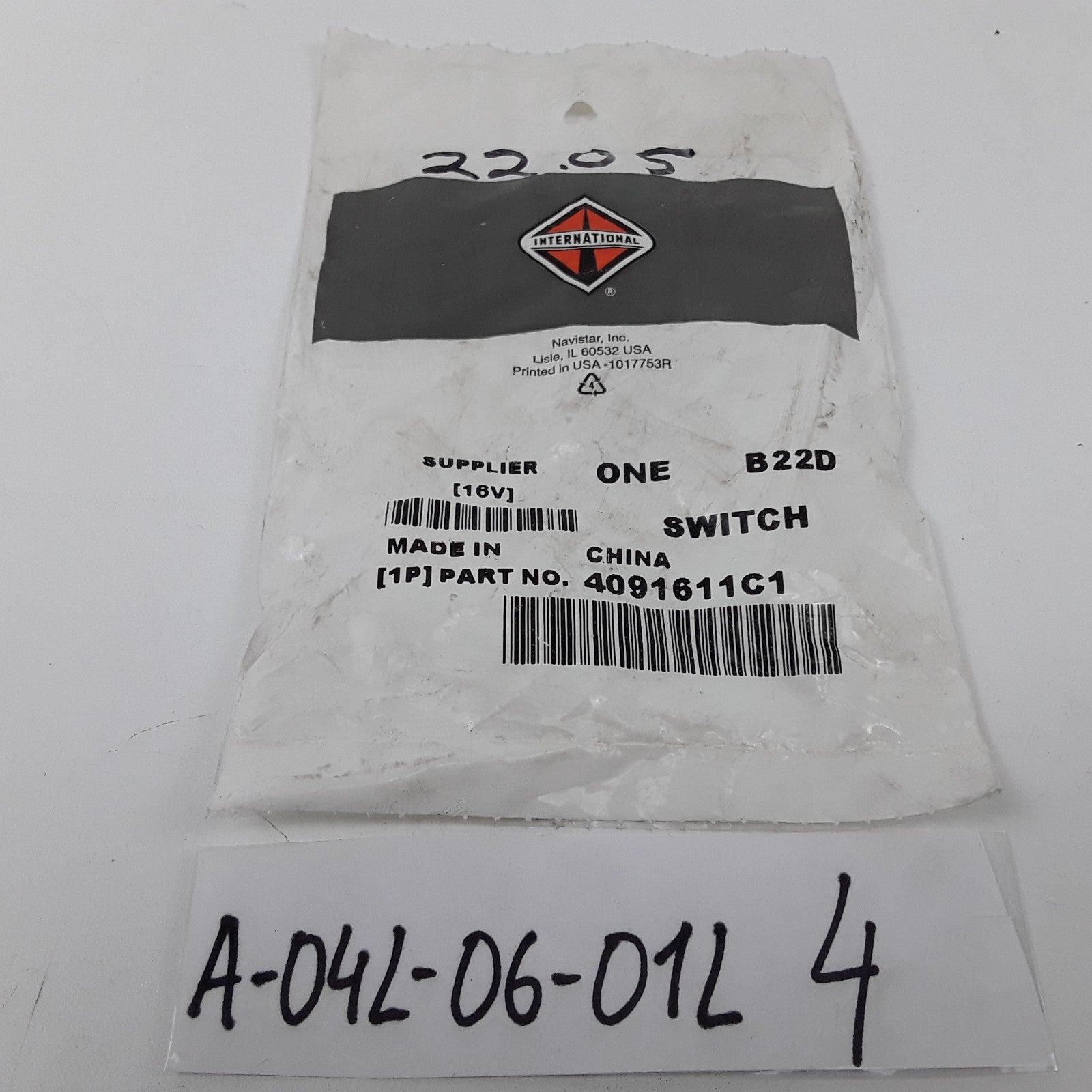 Door Control Jamb Switch W/ Boot For 4200 TranStar 4300 4400 Ser 8600 LoneStar